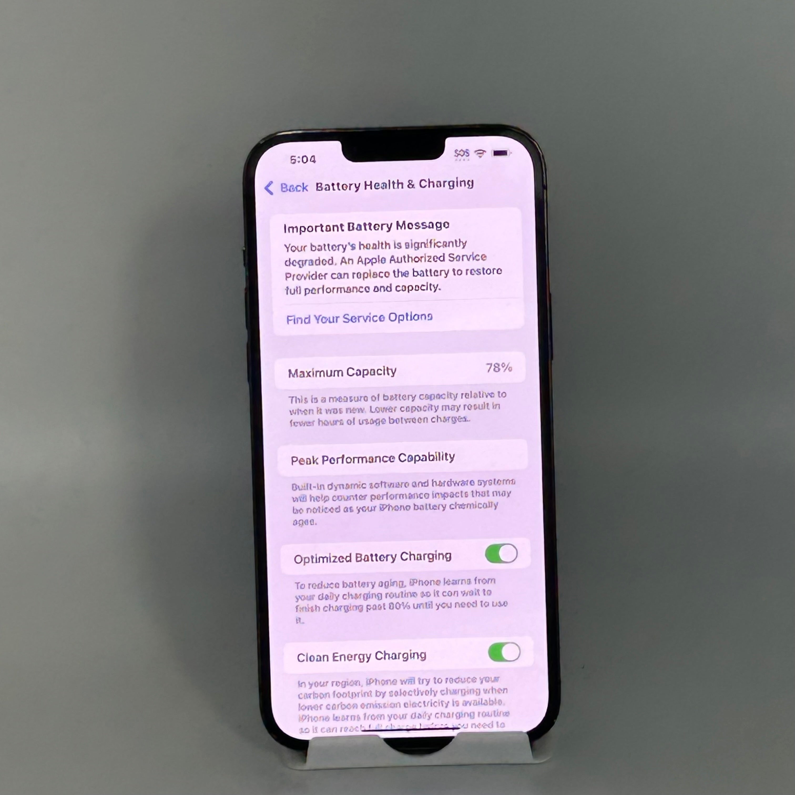Apple iPhone 13 Pro Max MLKL3LL/A | 128GB | 78% BH - *READ*