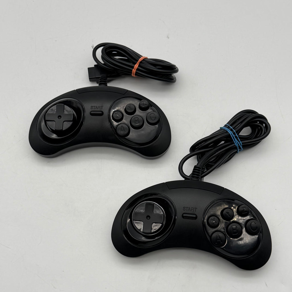 AtGames Sega Genesis Console Built-In Games w/ 2 Controllers, Cables & 1 Game - Tested