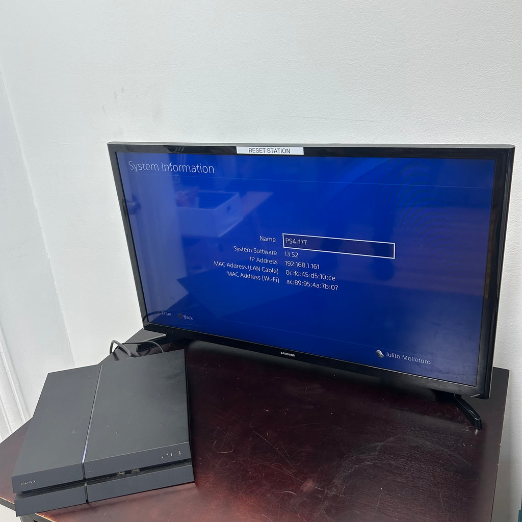 Sony PlayStation PS4 500GB Black Gaming Console Model CUH-1215A