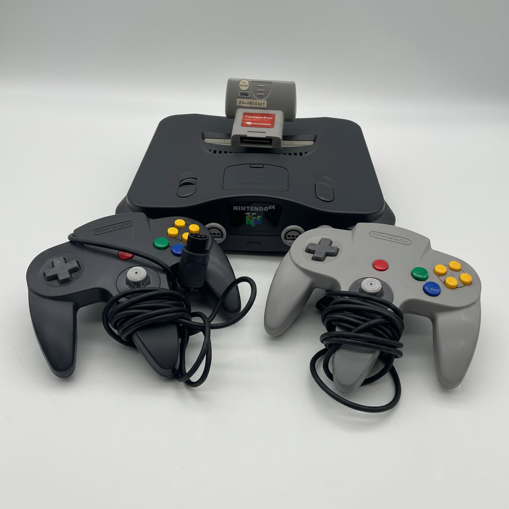 Nintendo 64 NUS-001 1996 with controllers- Untested For Parts