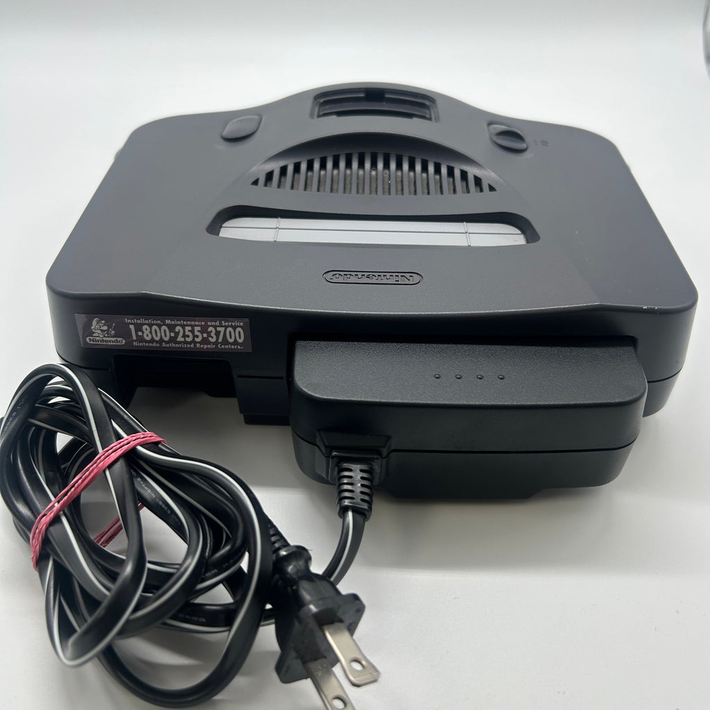 Nintendo 64 Console (N64) 1996 Black - 1 Controller - Used