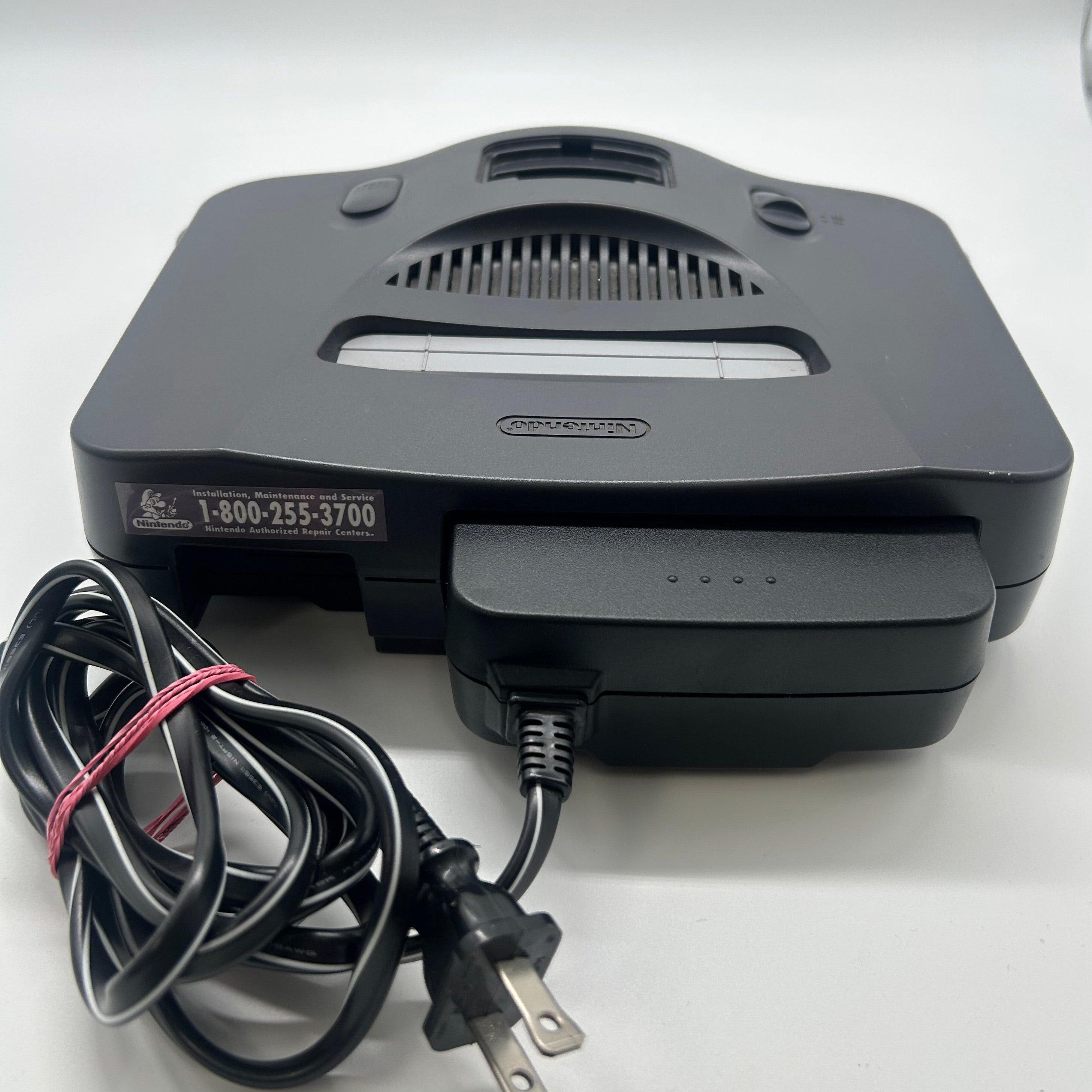 Nintendo 64 Console (N64) 1996 Black - 1 Controller - Used