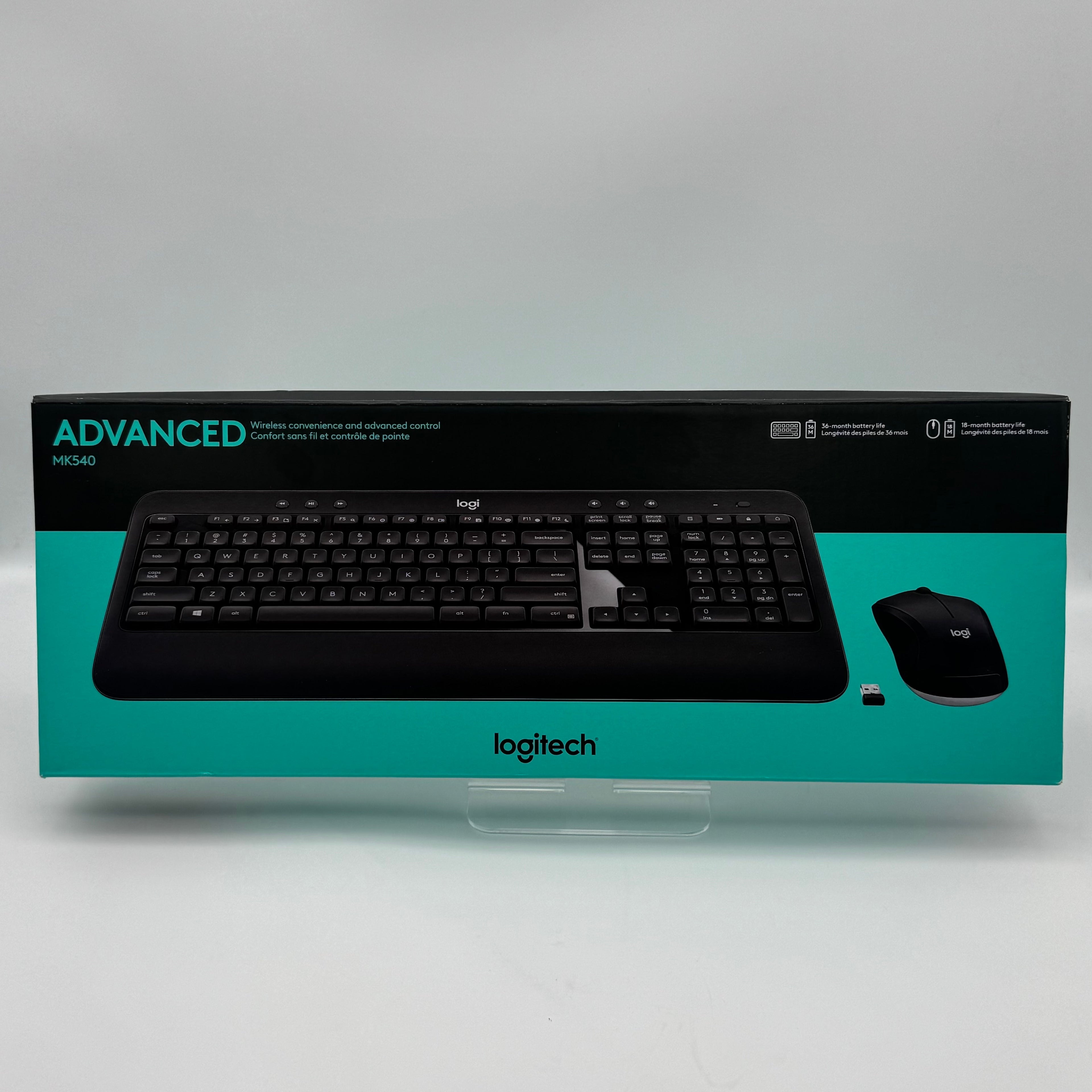 Logitech MK540 Wireless Keyboard - New In Box, Black