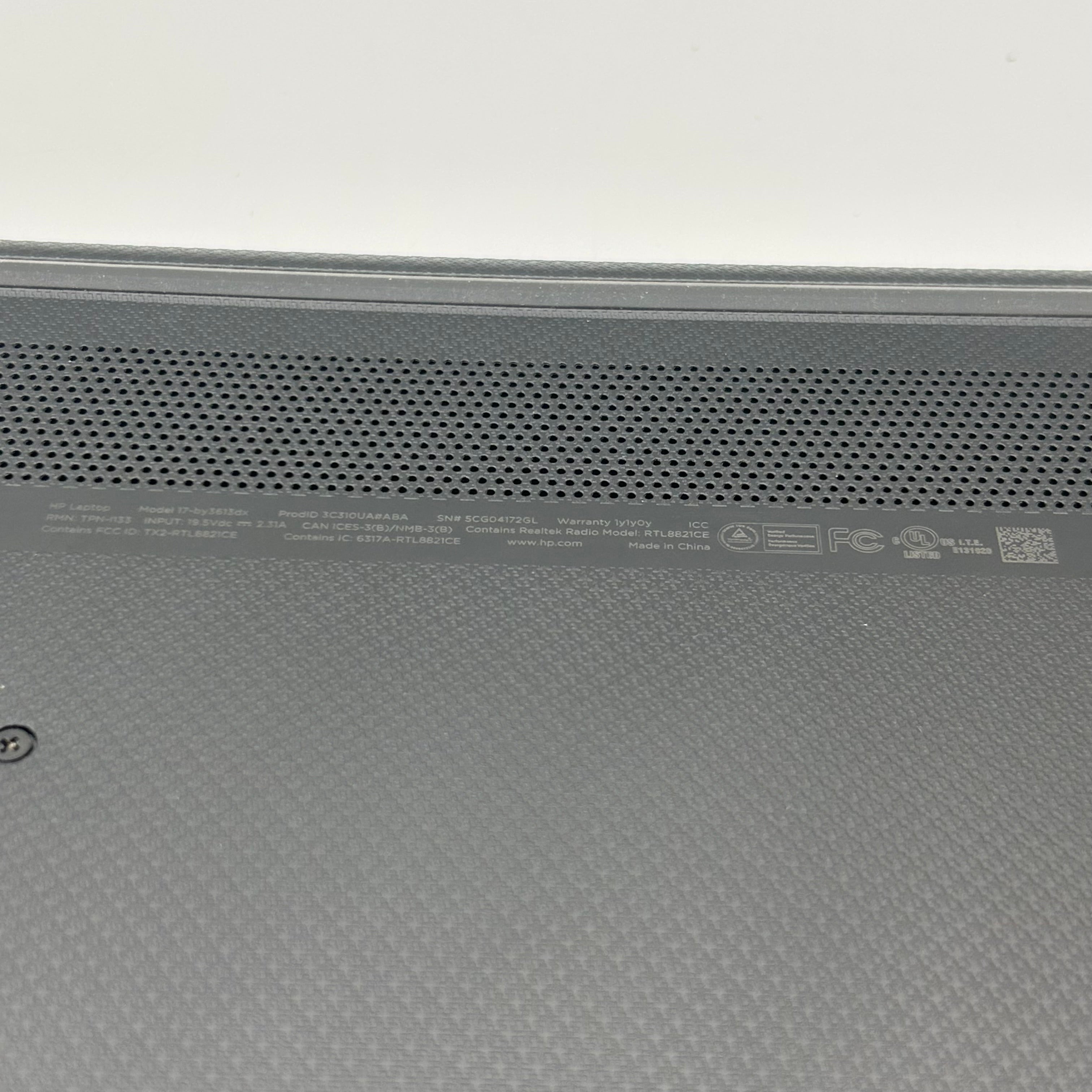 HP 17-by3613dx 17-inch Laptop Core i5 10th Gen 8GB RAM 256GB SSD - *READ*