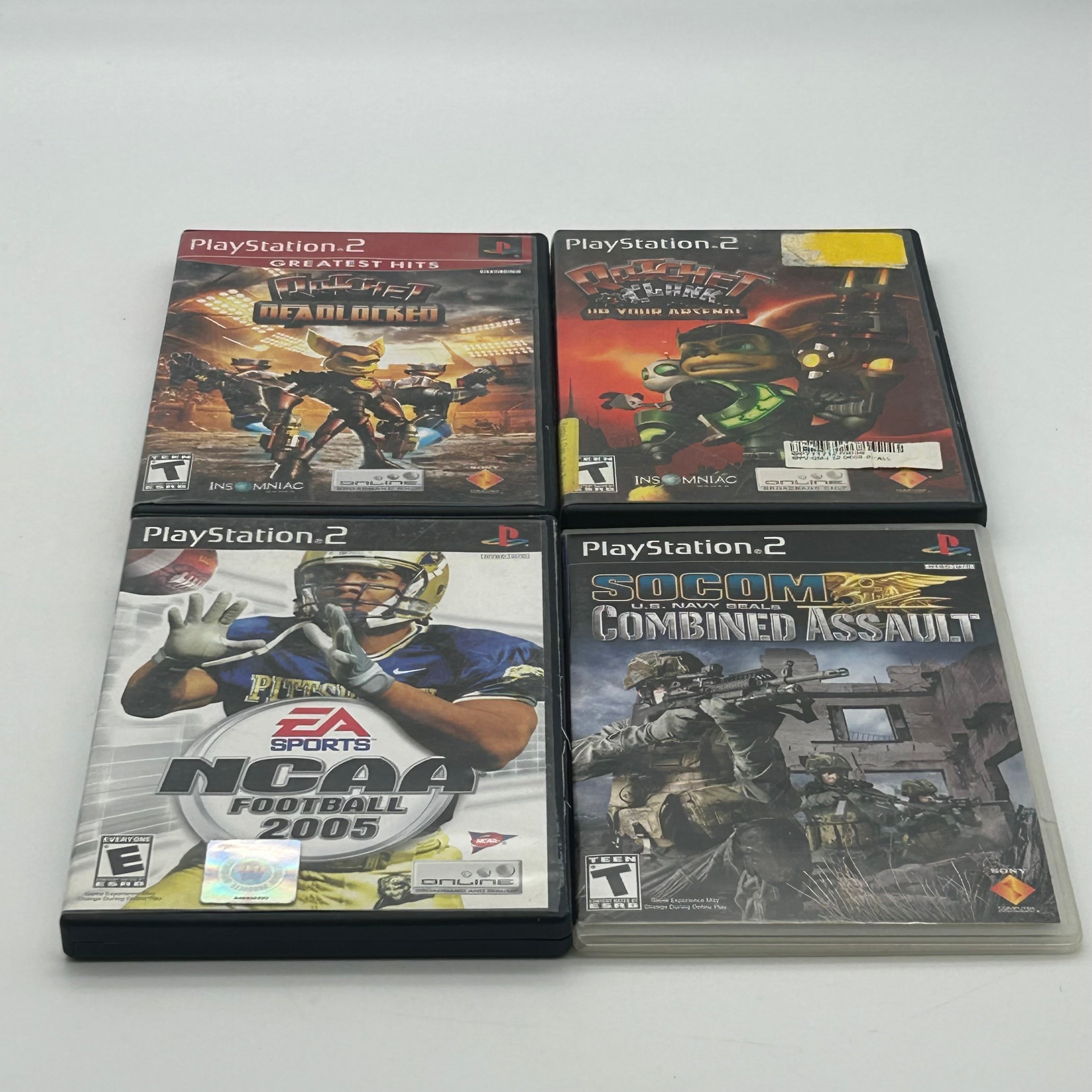 Sony PS2 Fat Console SCPH-30001 w/ 1 Controller, 4 Games, and Cable - TESTED Working