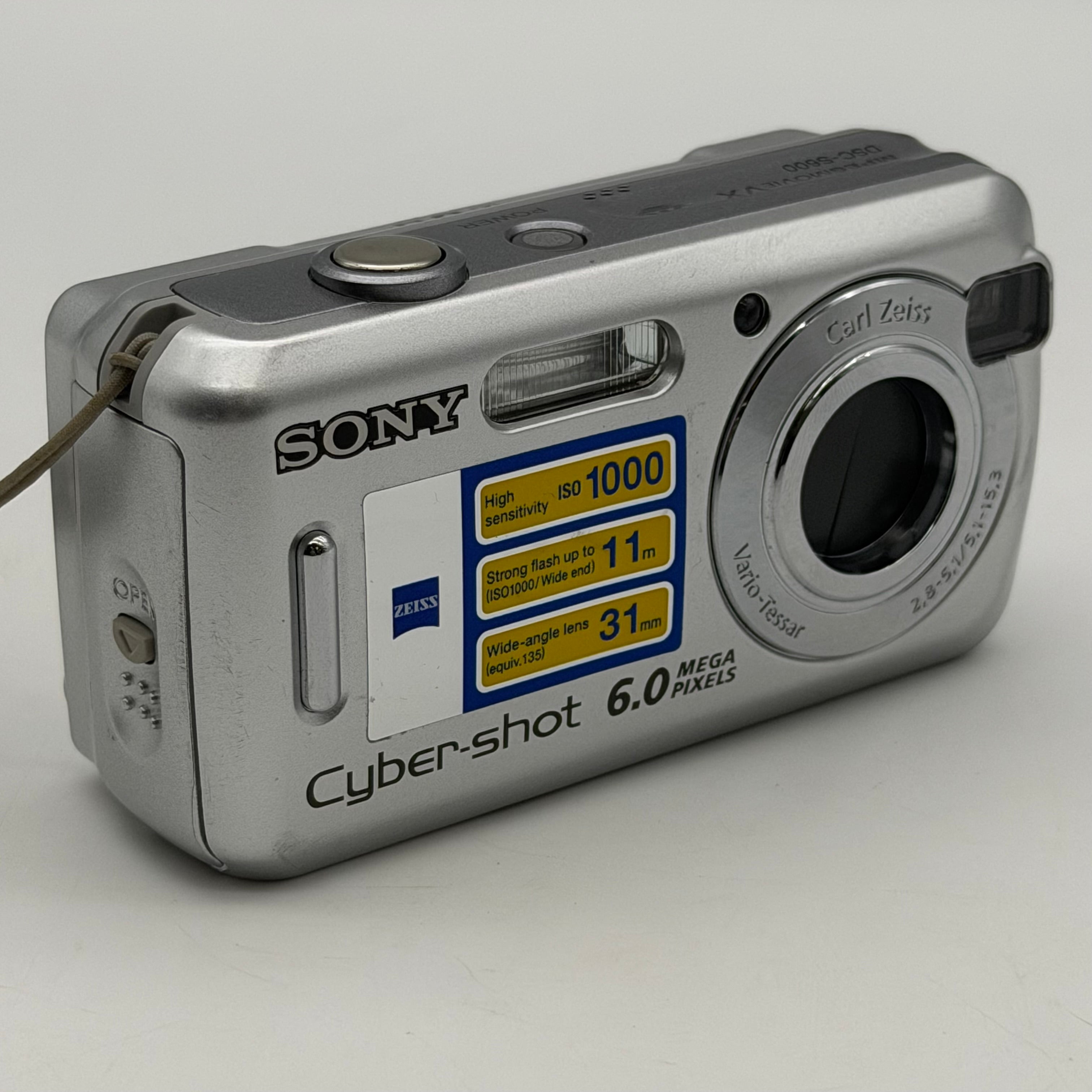 Sony Digital Camera Cybershot DSC-S600 6.0MP Silver - Tested