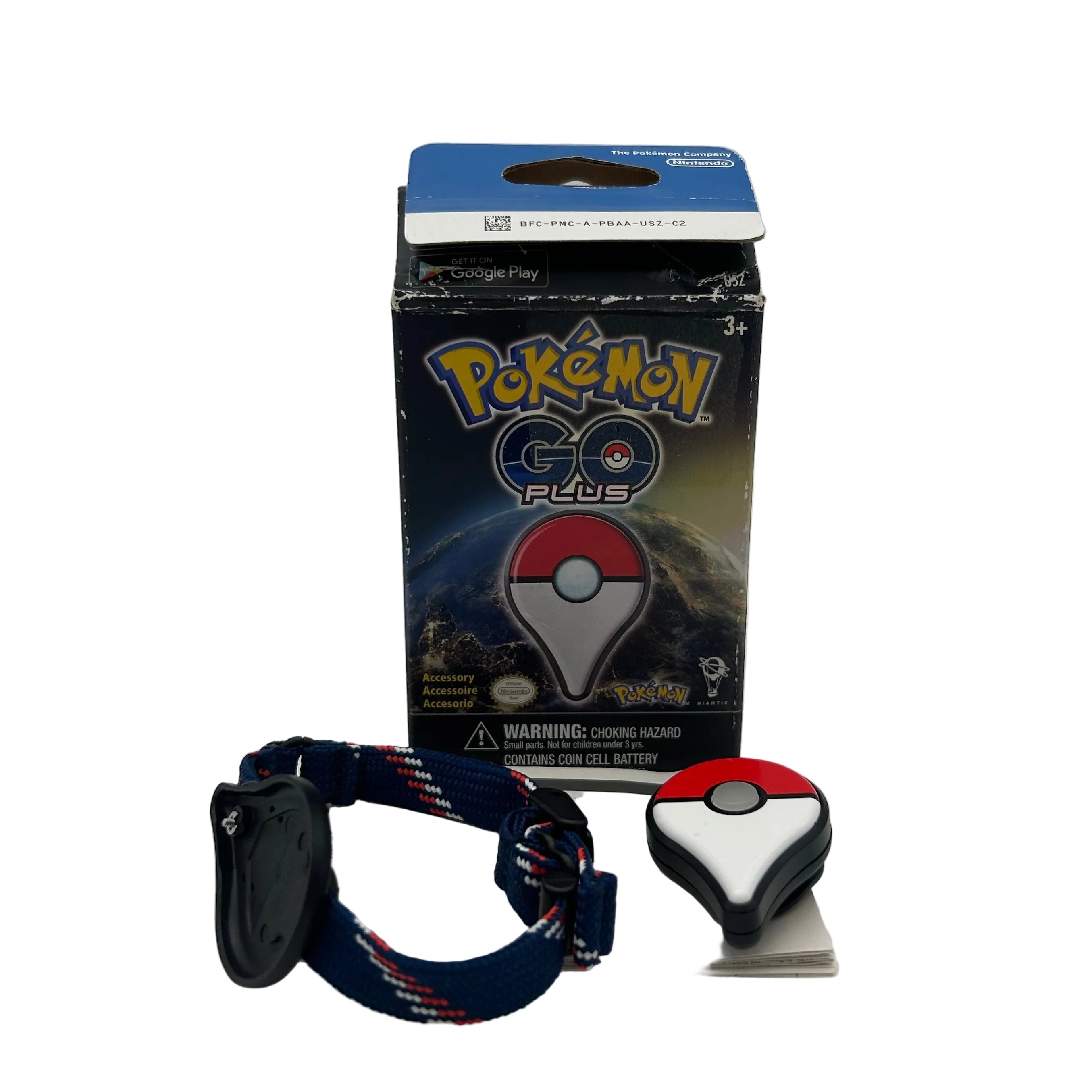 Pokemon Bracelet Go Plus Catcher & Spinner Device Battery Powered Niantic