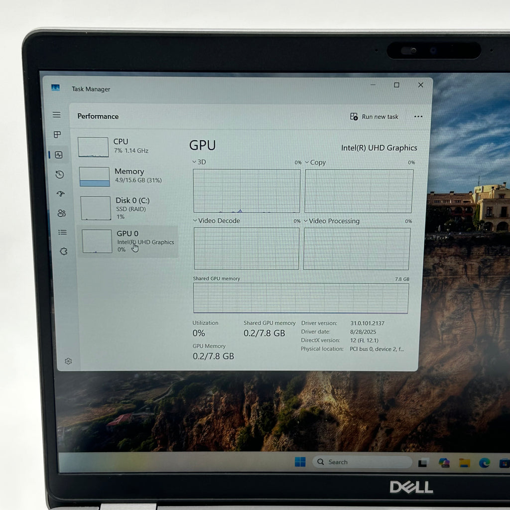 Dell Latitude 5510 15.6" i5-10210U 16GB RAM 256GB SSD Win10 Charger Mouse READ