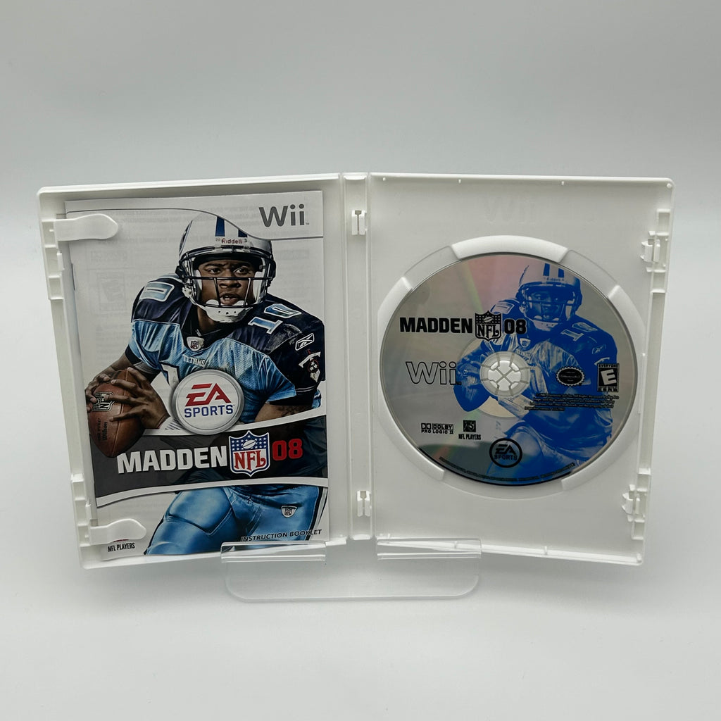 Madden NFL 8 Wii With Manual and Case - Used