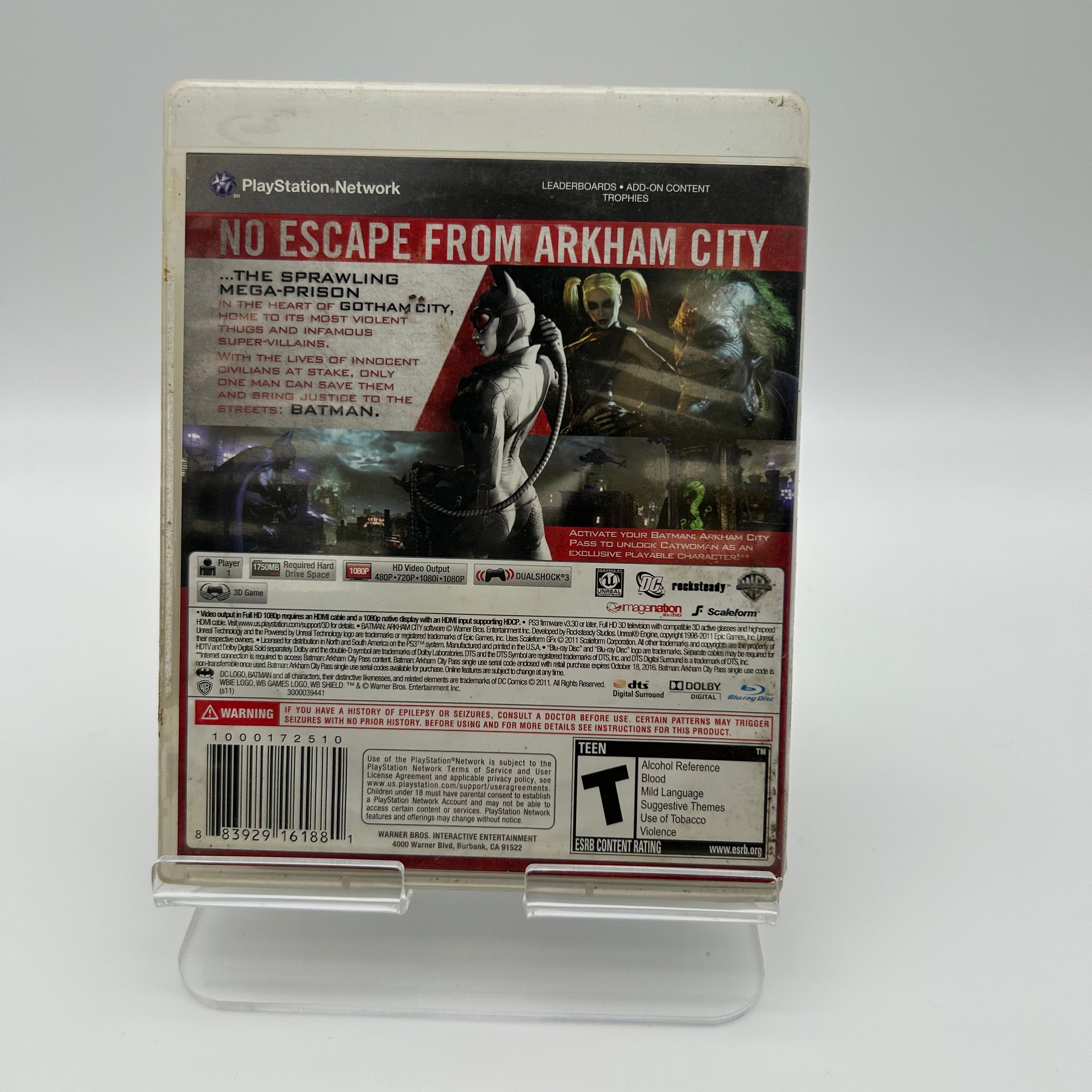 Batman: Arkham City - Game of the Year Playstation 3 PS3 - Used With Box (Free Shipping)