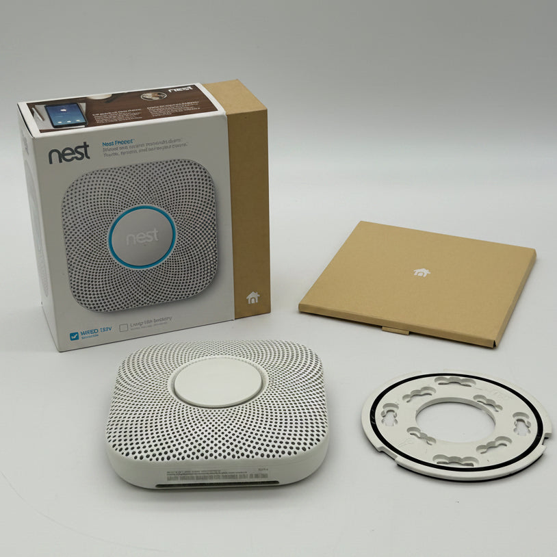 Nest Protect 06C Wired Smoke & CO Alarm White Untested