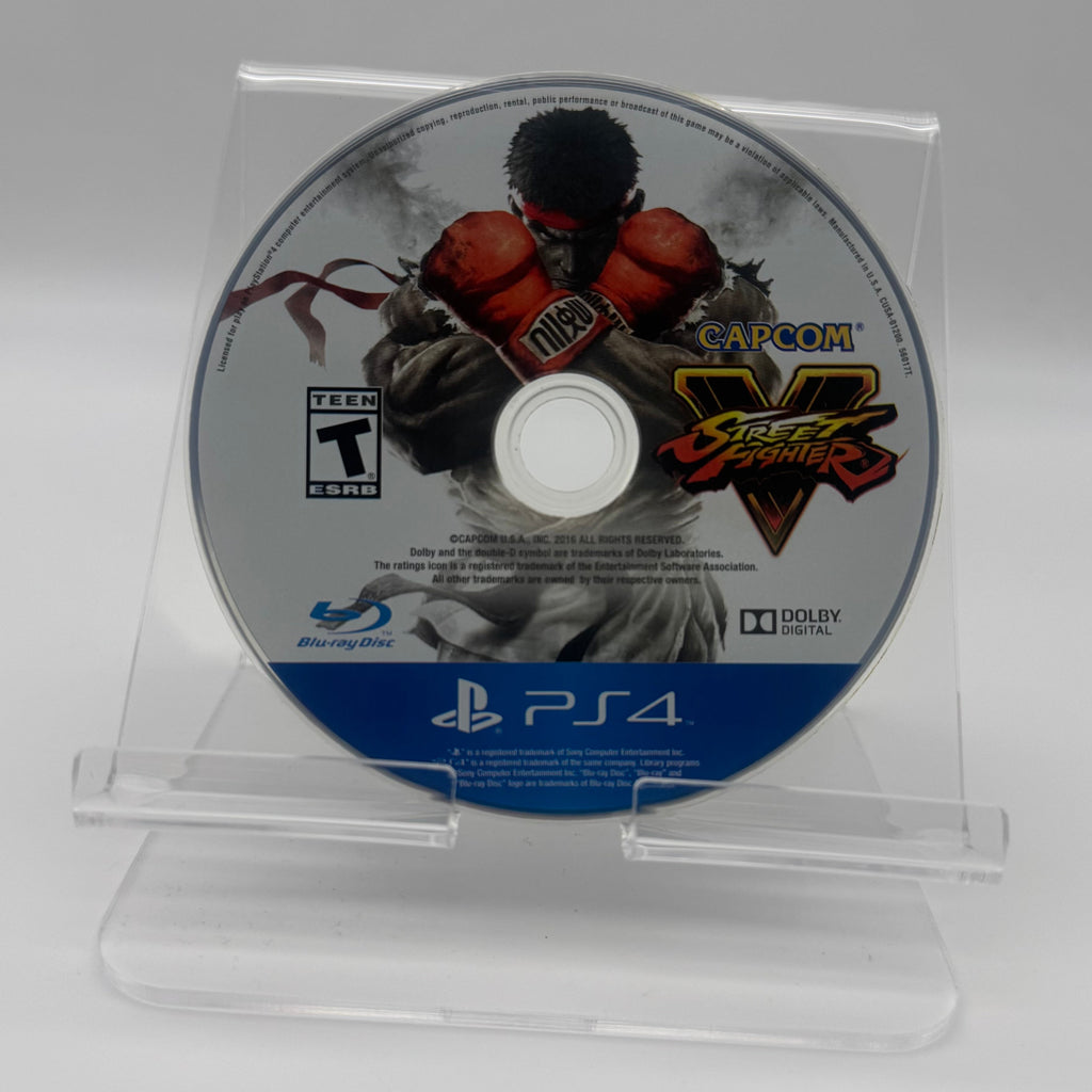 Playstation 4 Street Fighter V Video Game - Used CD - Gray - Used