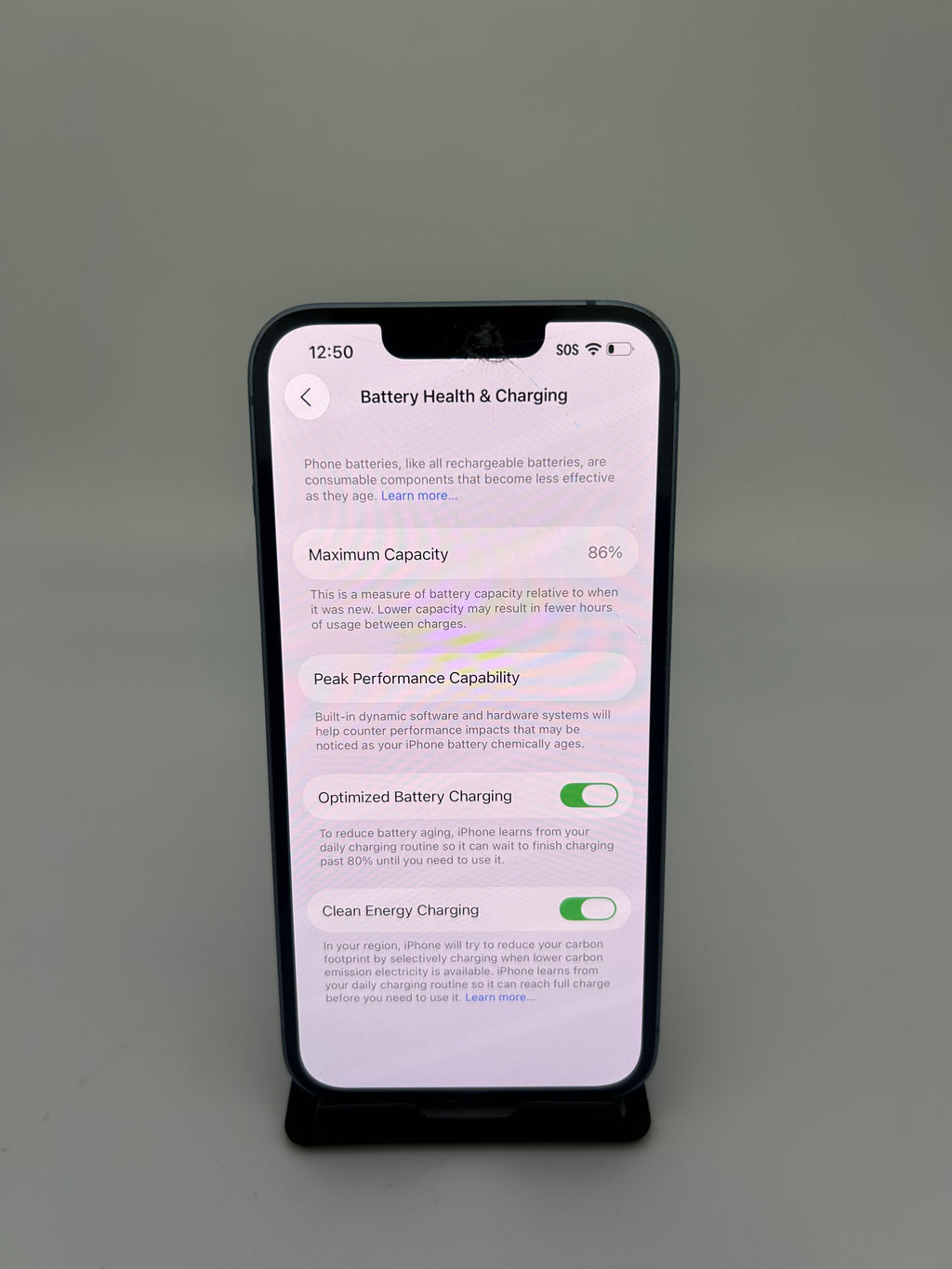 Apple iPhone 14 256GB Unlocked Blue BH 86%