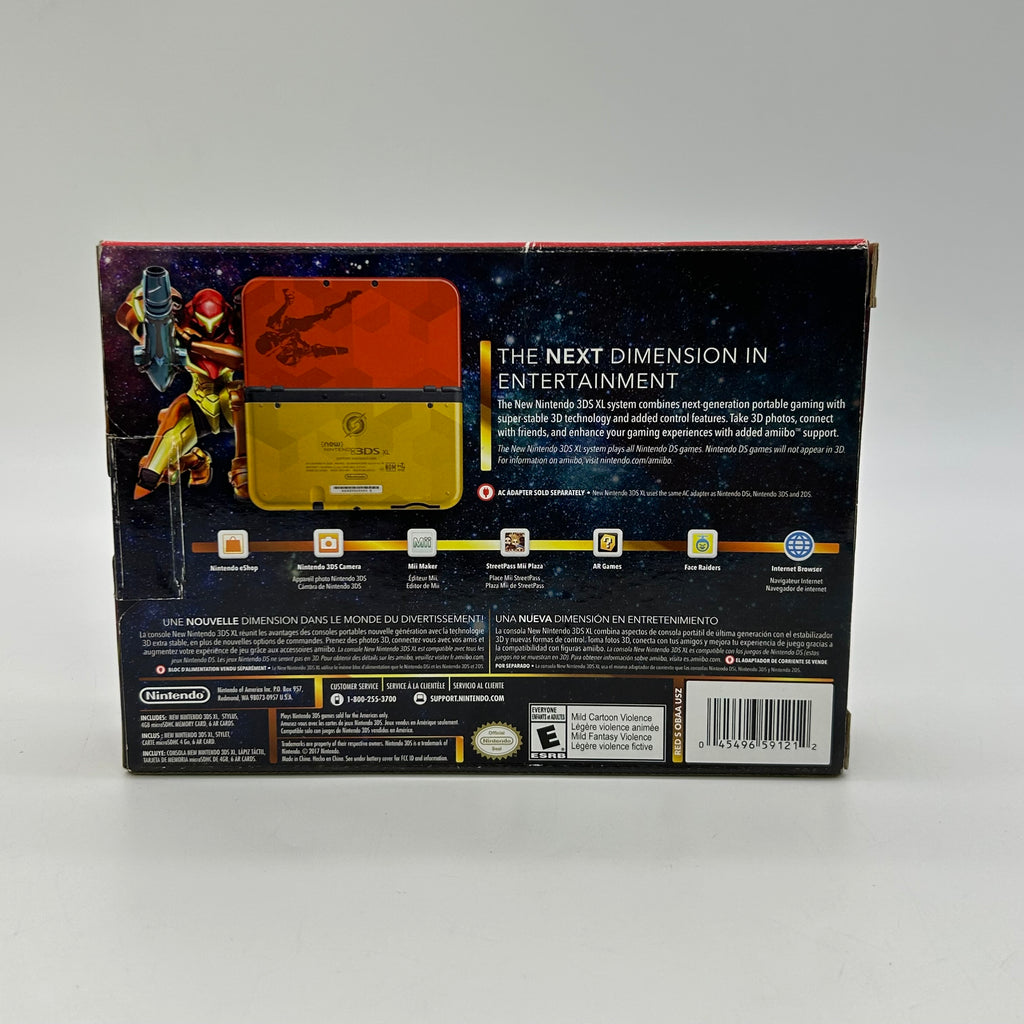 New Nintendo 3DS XL Samus Edition Open Box