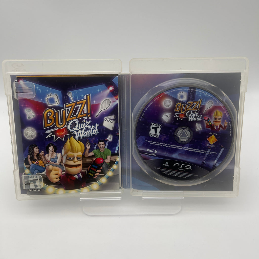 Buzz Quick World Playstation 3 PS3 with manual and box - Used