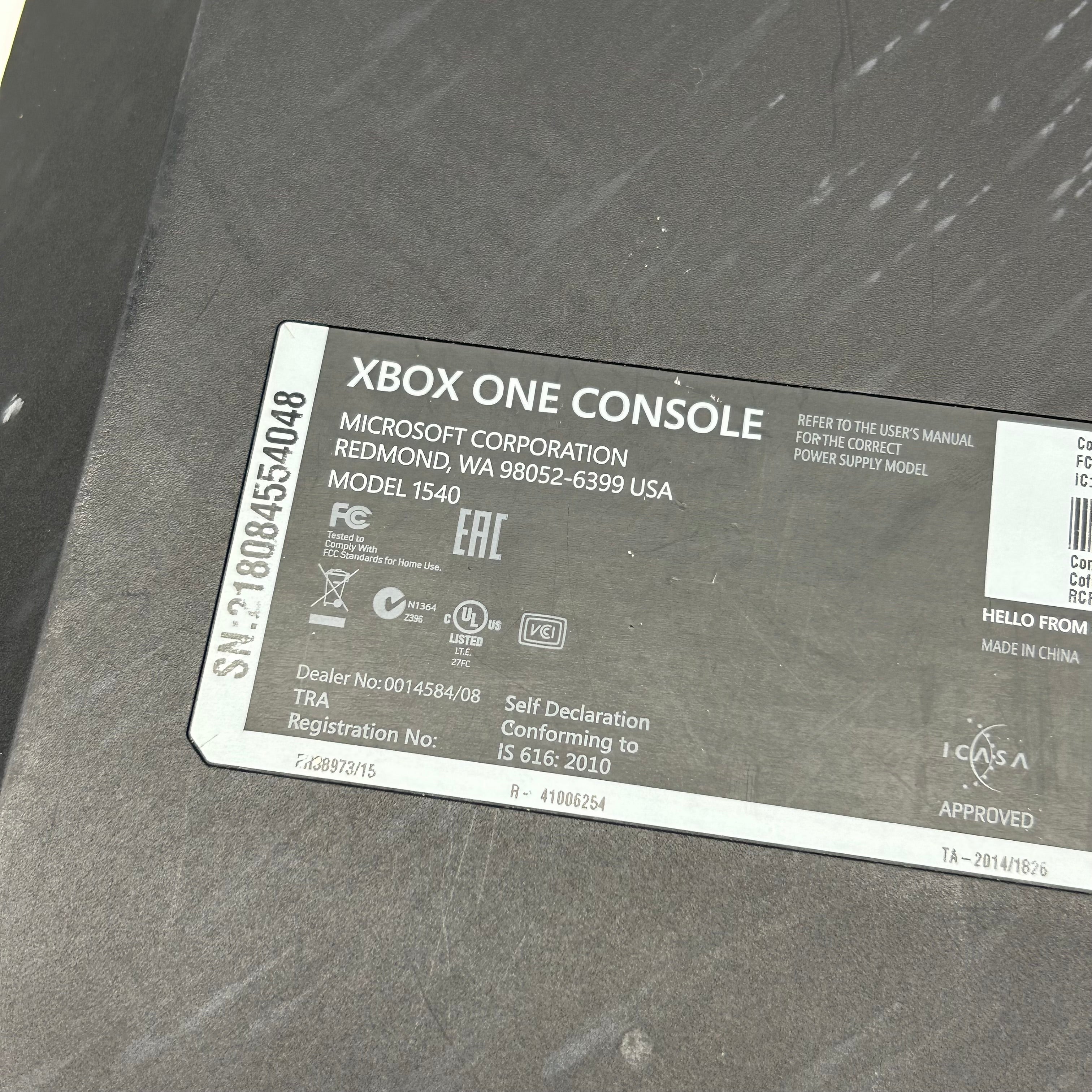 Microsoft Xbox One 500GB Black Console Model 1540 - Tested
