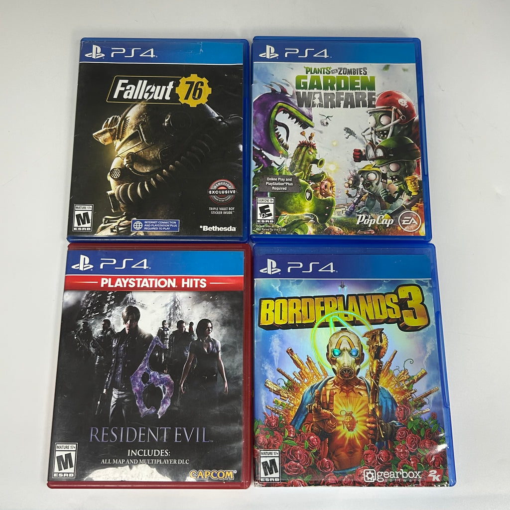 Sony PlayStation PS4 CUH-1115A 500GB Console w/4 Games - Tested