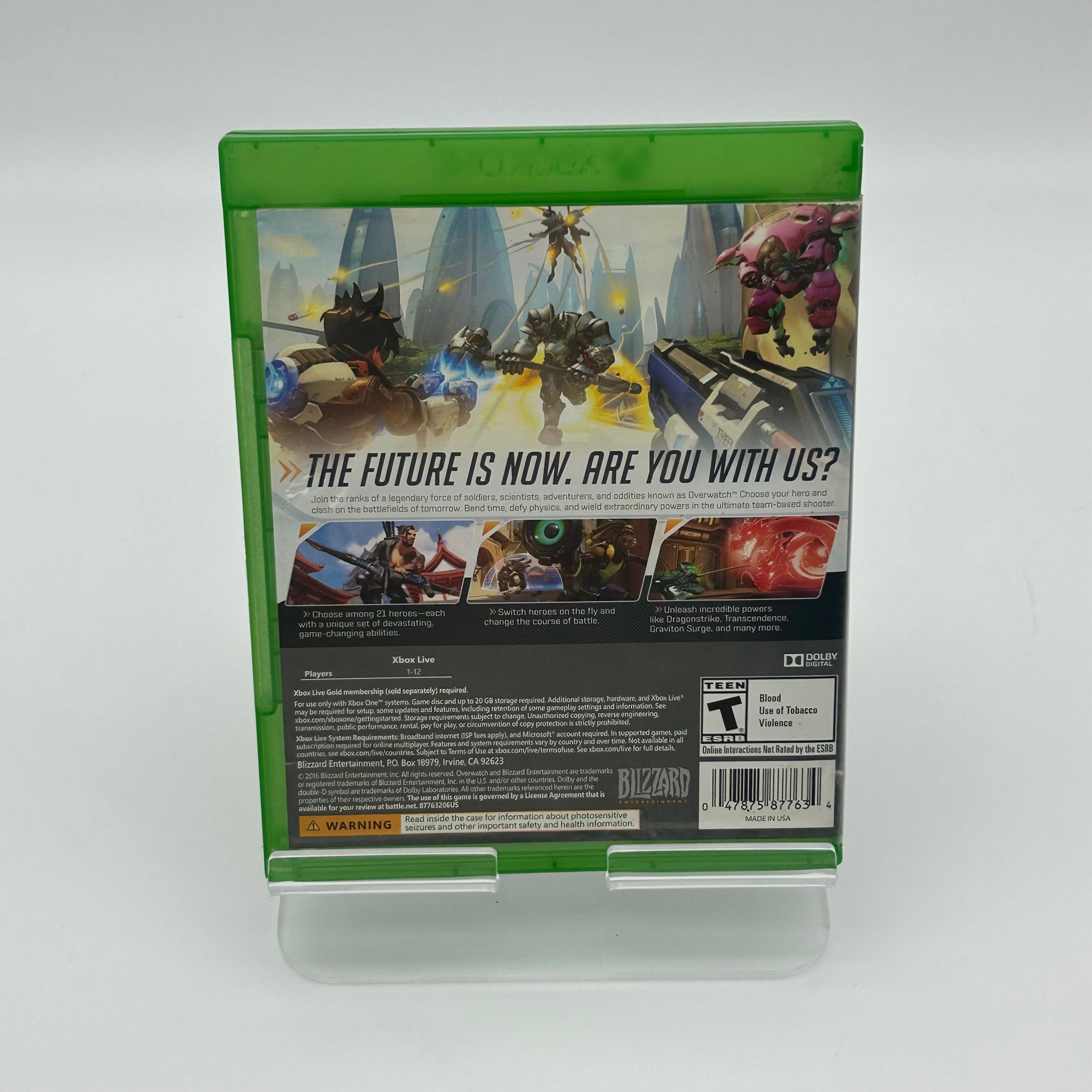 Overwatch Origins Edition Xbox One - Used With Box