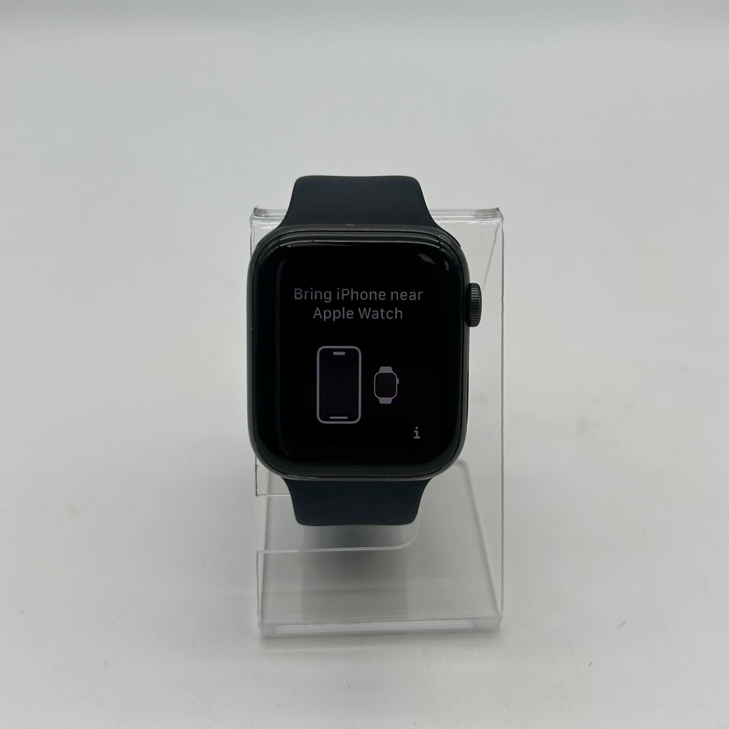 Apple Watch SE (2020) 1st Gen 44mm A2354 (GPS + Cellular) Black & Cable Charger - Open Box