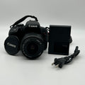 Canon EOS Rebel T7i EF-S 18-55mm Black Screen Broken with Functional Flash