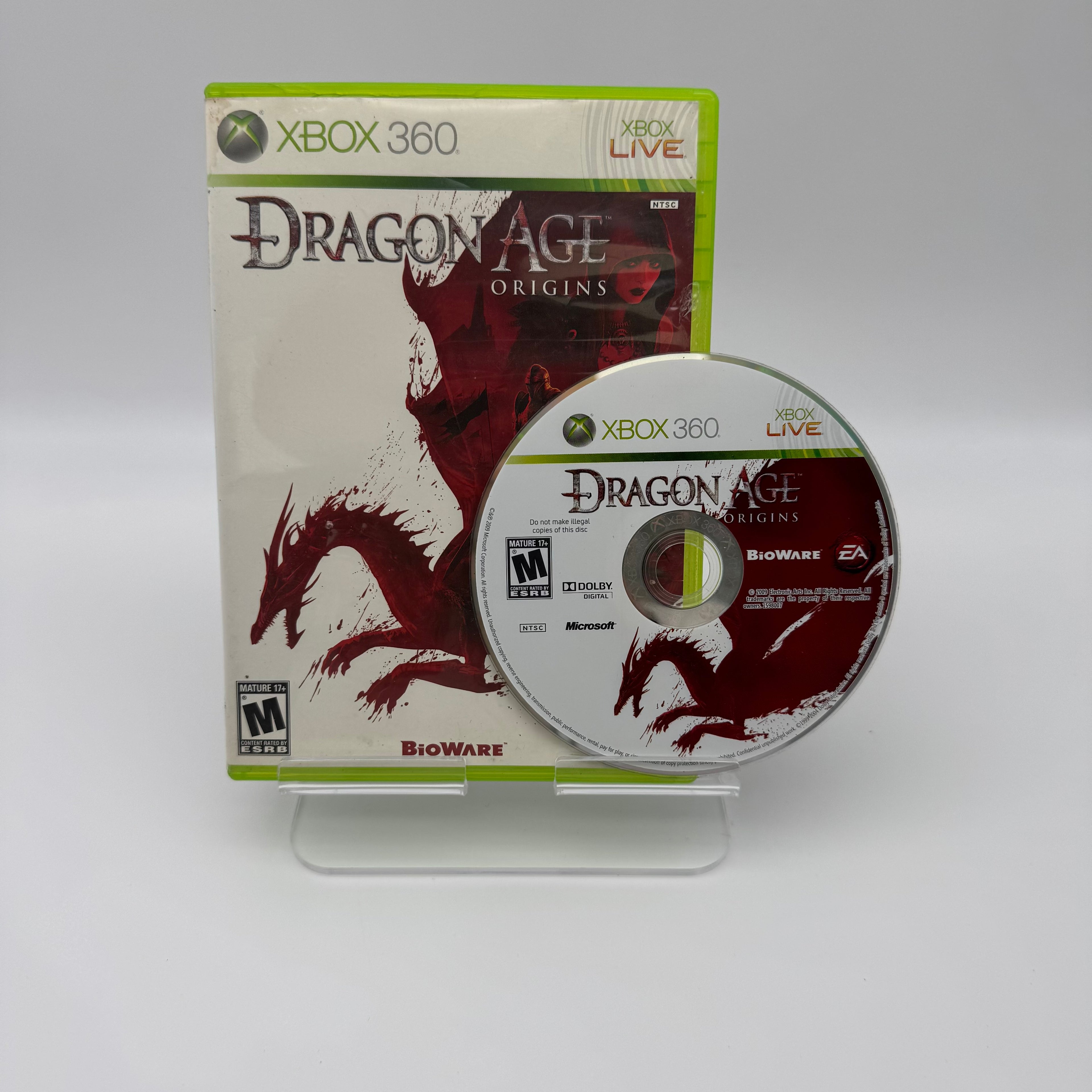 Xbox 360 Dragon Age: Origins Video Game with Box and Manual - Used