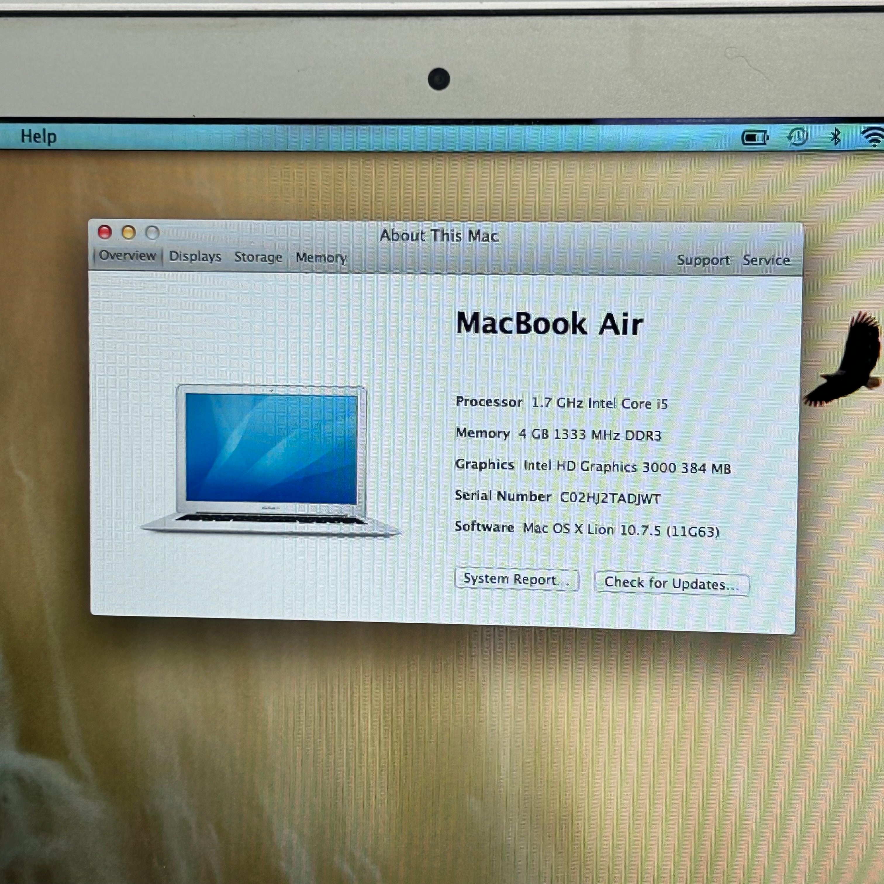 Apple MacBook Air 13", 128GB SSD, Intel Core i5 5th. Gen., 1.7GHz, 4GB RAM