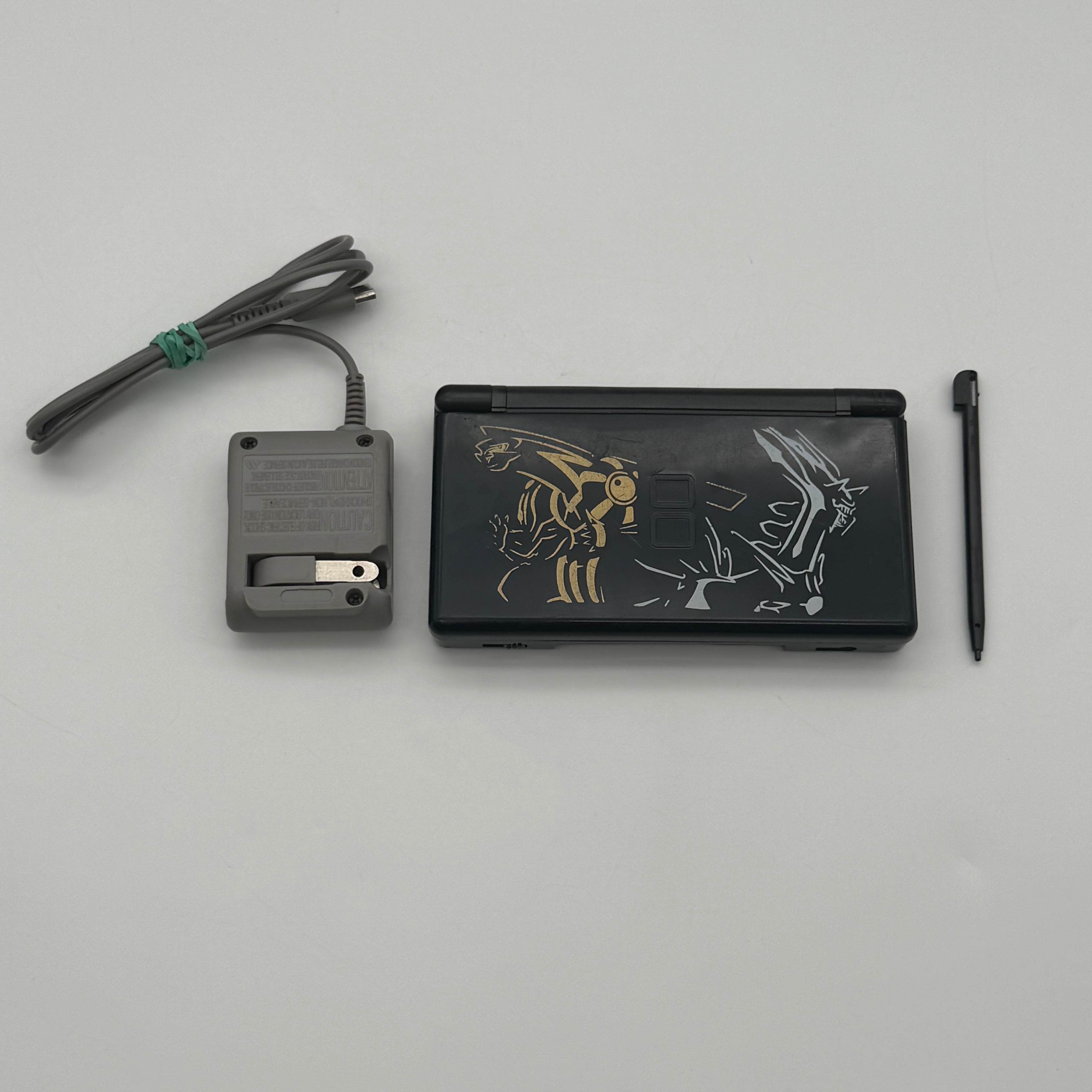 Nintendo DS Lite Pokemon Dialga And Palkia Edition Console w/ Charger & Stylus - Tested