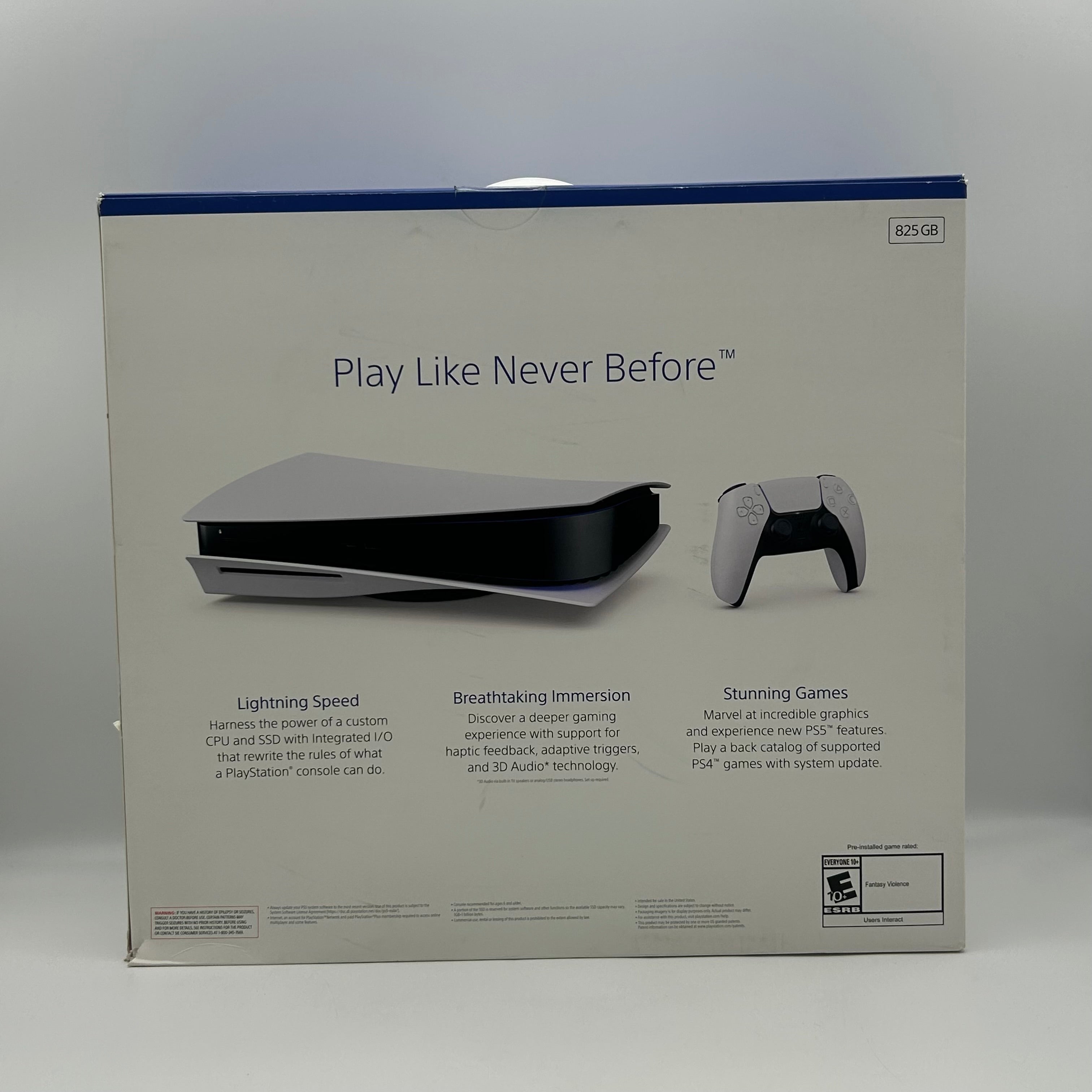 Sony PlayStation 5 PS5 Disc Console 825GB CFI-1215A w/ DualSense Box Bundle