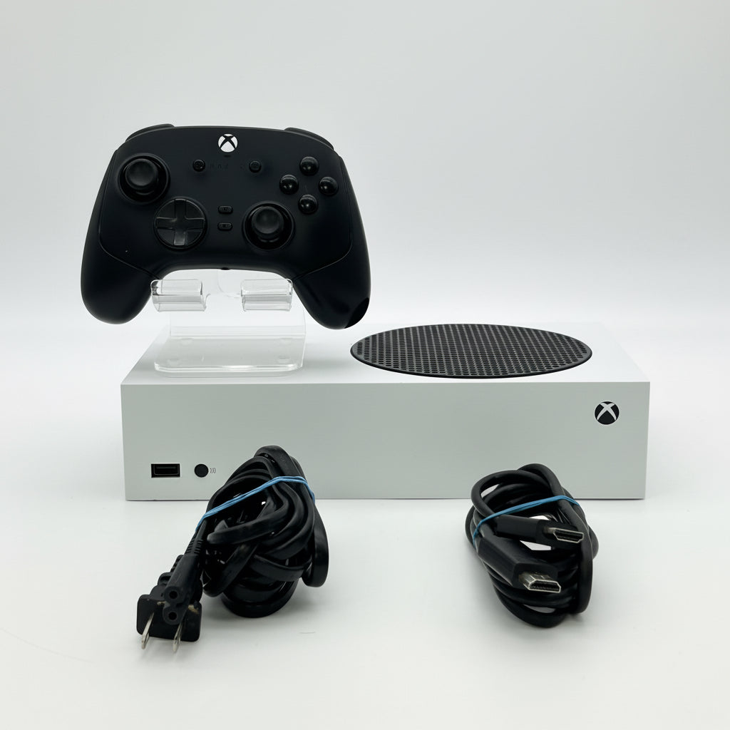 Microsoft Xbox Series S 512GB White with Black Controller Tested