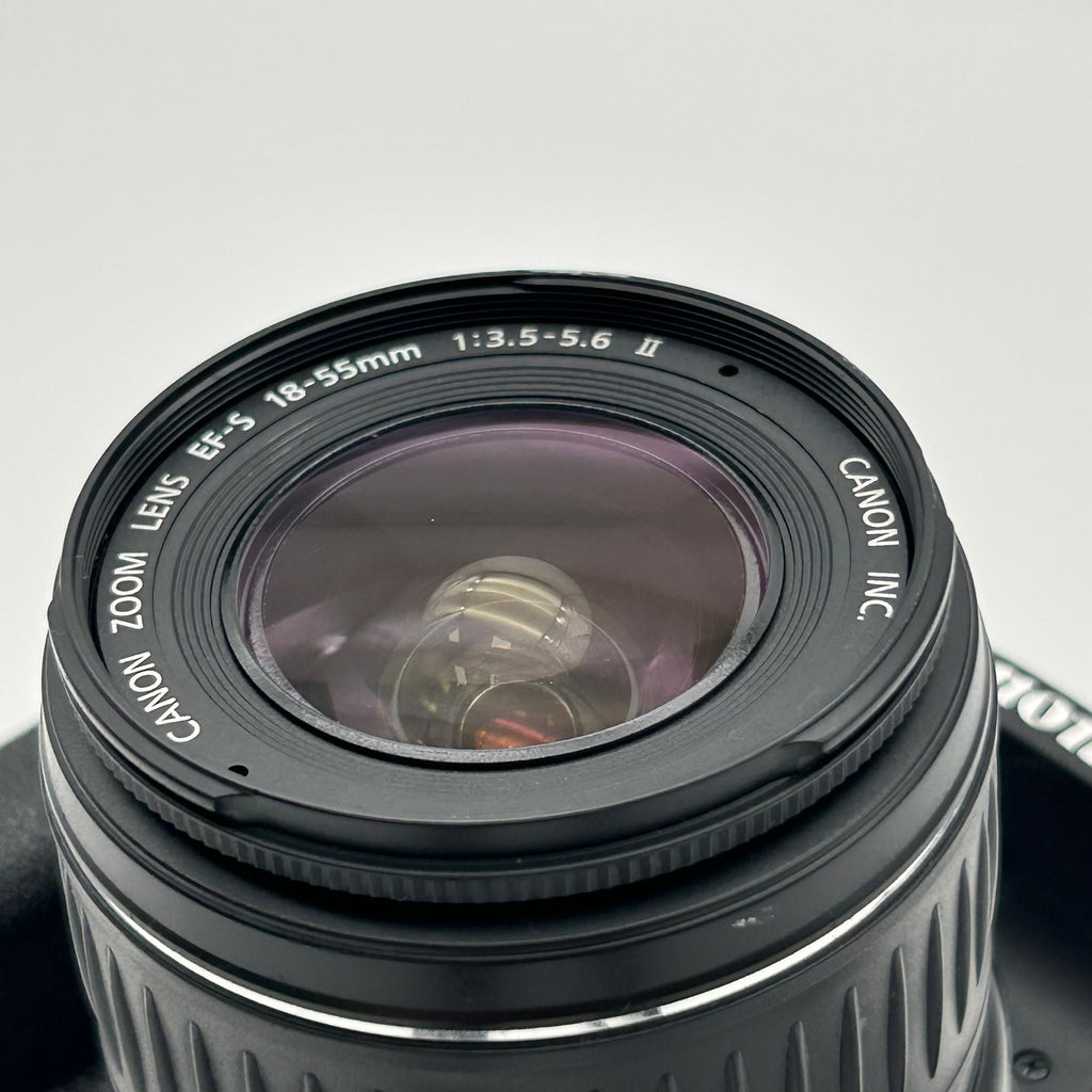 Canon EOS Rebel T7i EF-S 18-55mm Black Screen Broken with Functional Flash