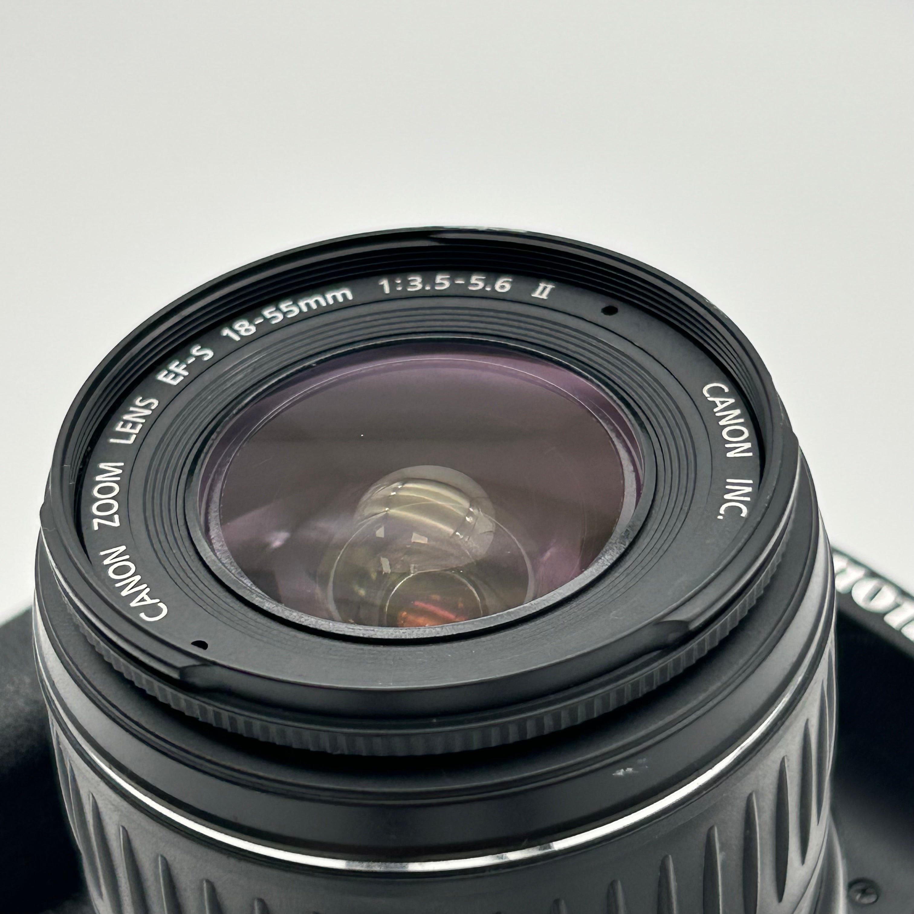 Canon EOS Rebel T7i EF-S 18-55mm Black Screen Broken with Functional Flash