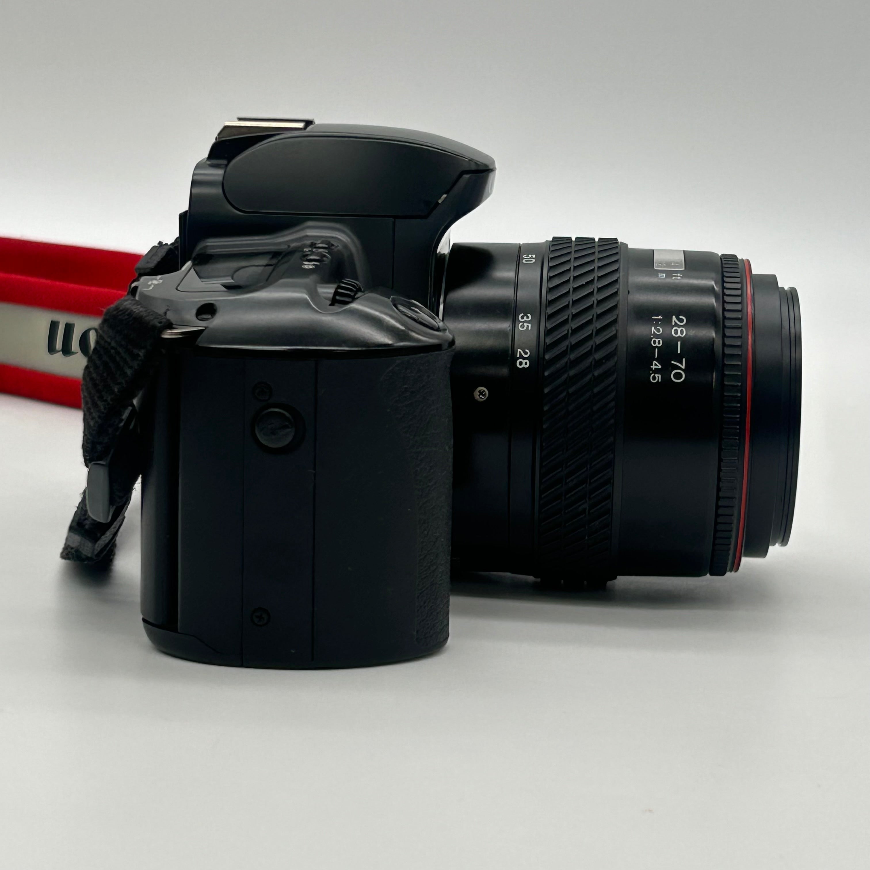Canon EOS Rebel XS 35mm Film SLR Camera w/ Tokina 28-70mm Lens - TESTED