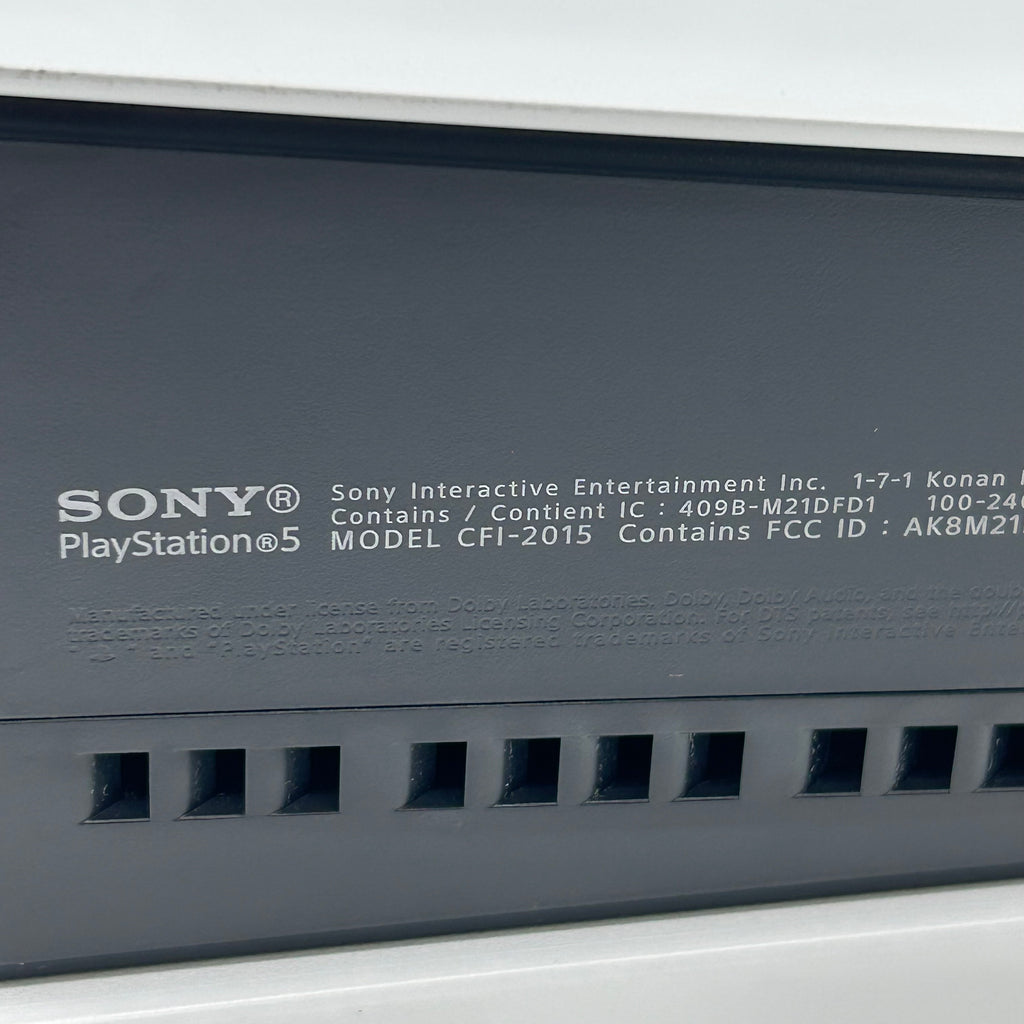 Sony PS5 Slim Disc Console 1TB White (Model CFI-2015) w/ Charging Dock & Box