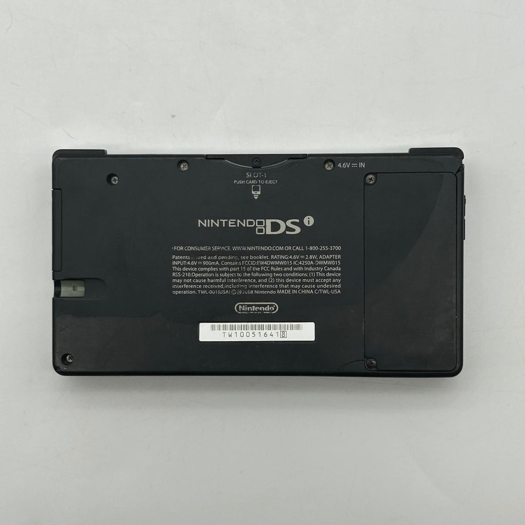 NINTENDO DSi BLACK TWL-001 HANDHELD CONSOLE ONLY ~ TESTED & WORKING