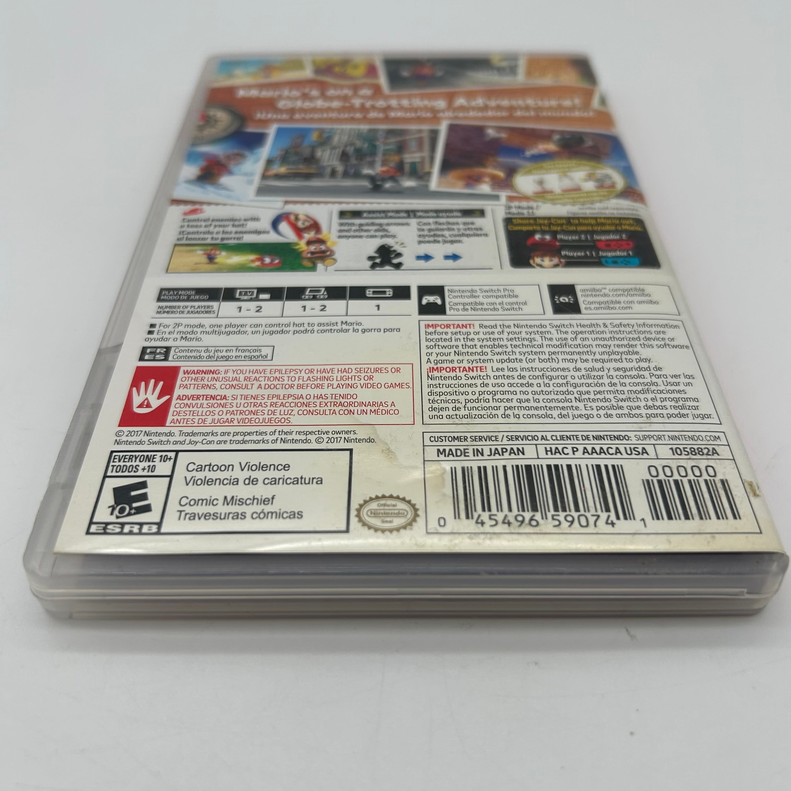 Super Mario Odyssey Nintendo Switch NS - Used Cartridge Only