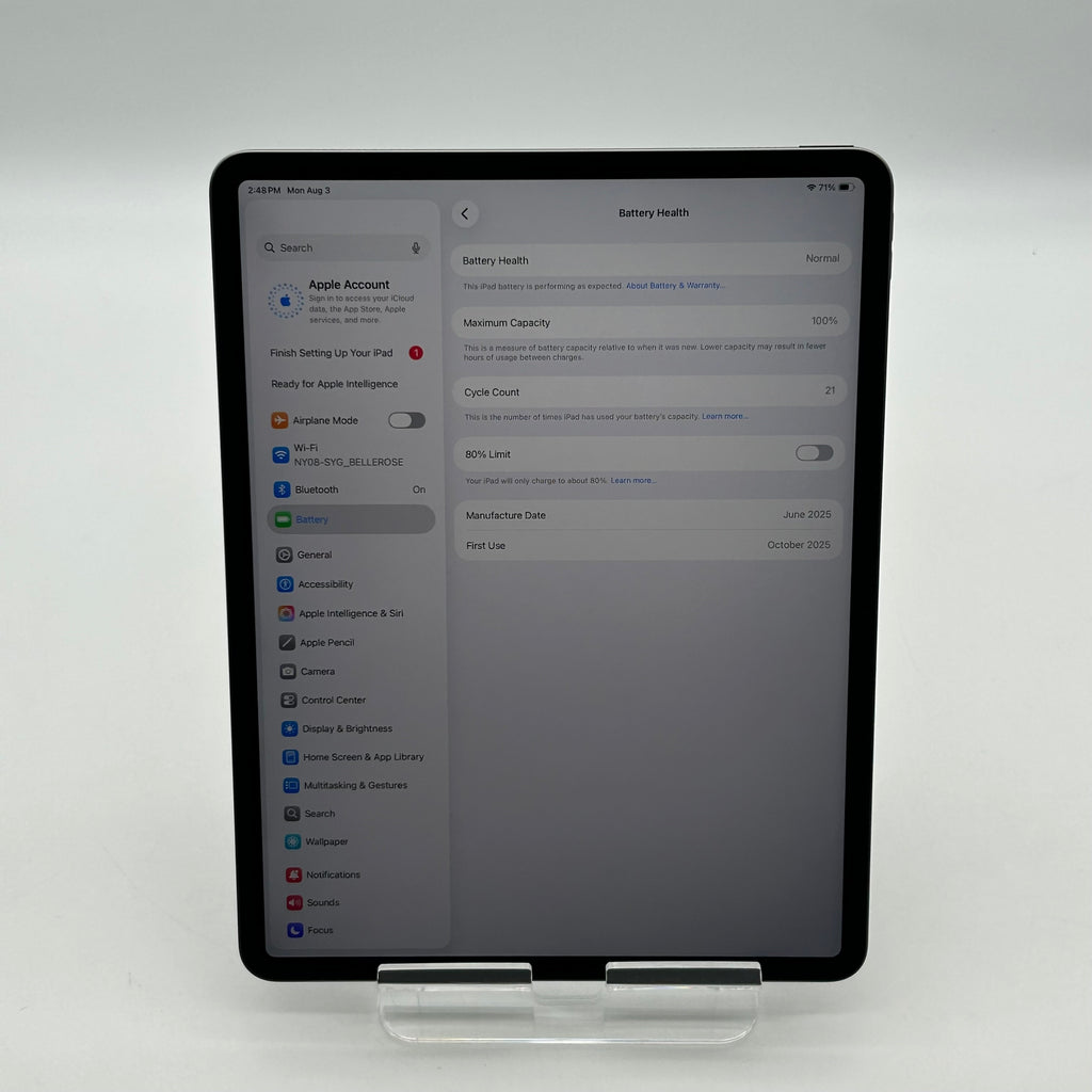 Apple iPad Air 13 M3 2025 - 128GB - Space Gray WiFi A3268 MCNH4LL/A