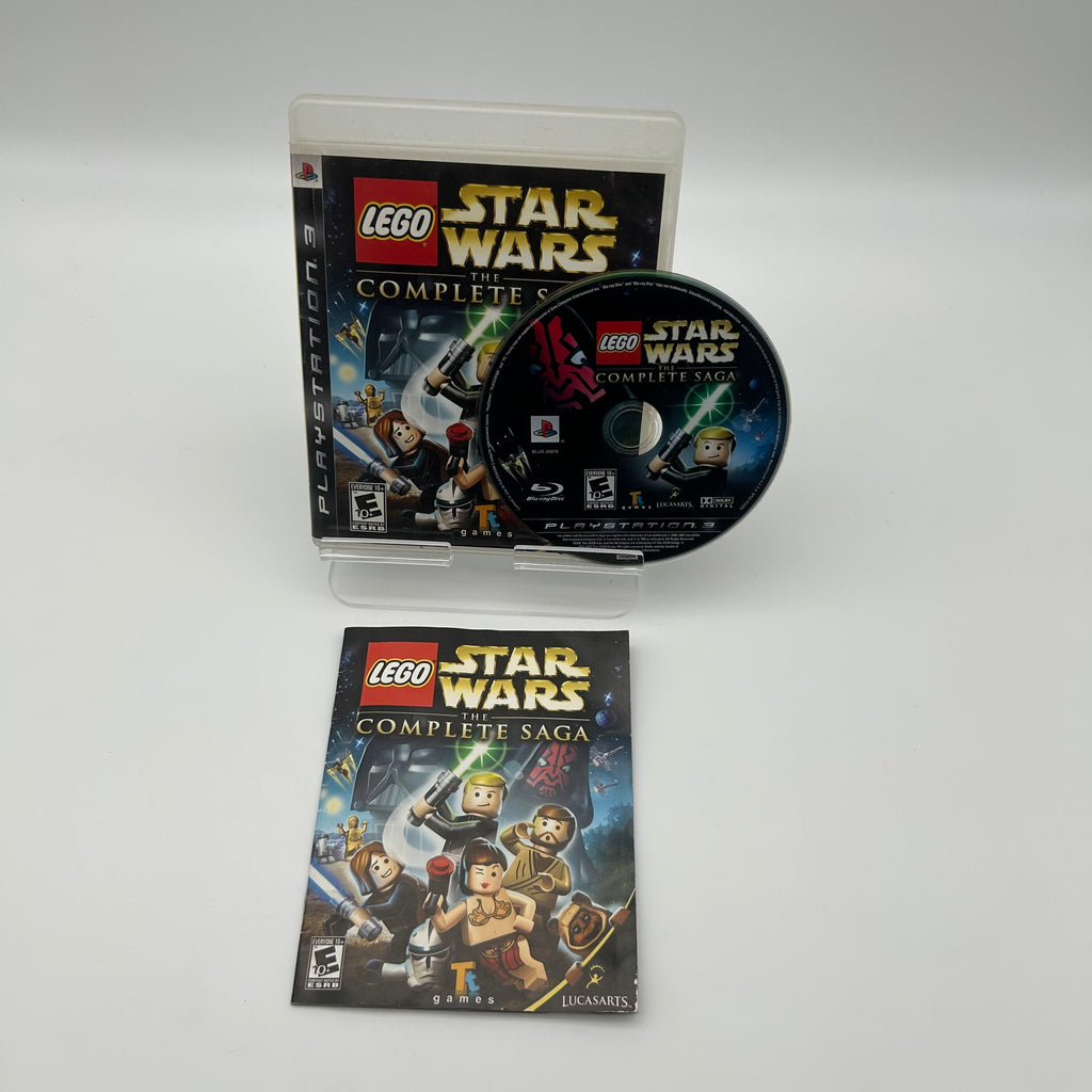 Playstation 3 Lego Star Wars The Complete Saga Video Game with Box (Free Shipping)