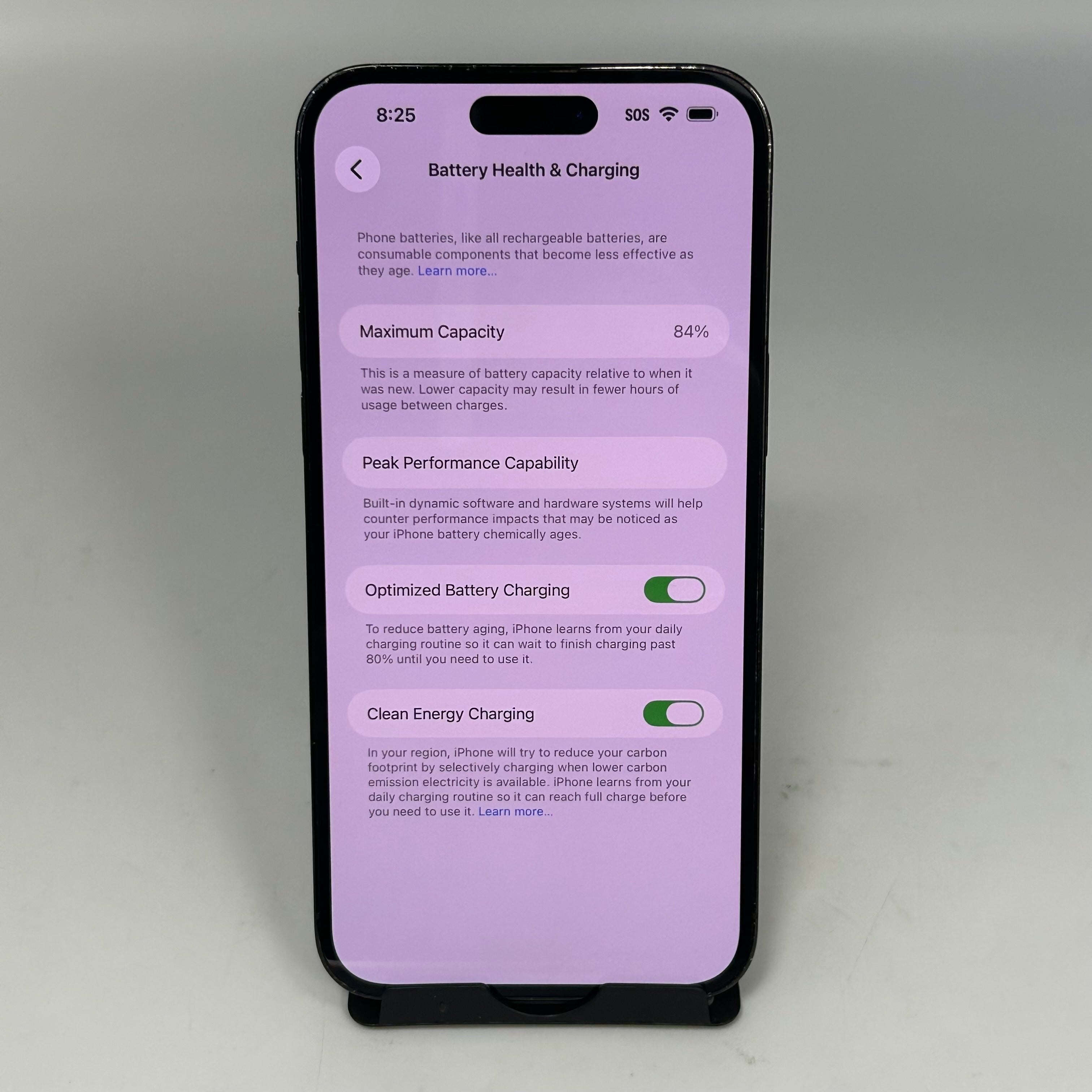 Apple iPhone 14 Pro Max, 128GB, Space Black, 84% BH *READ