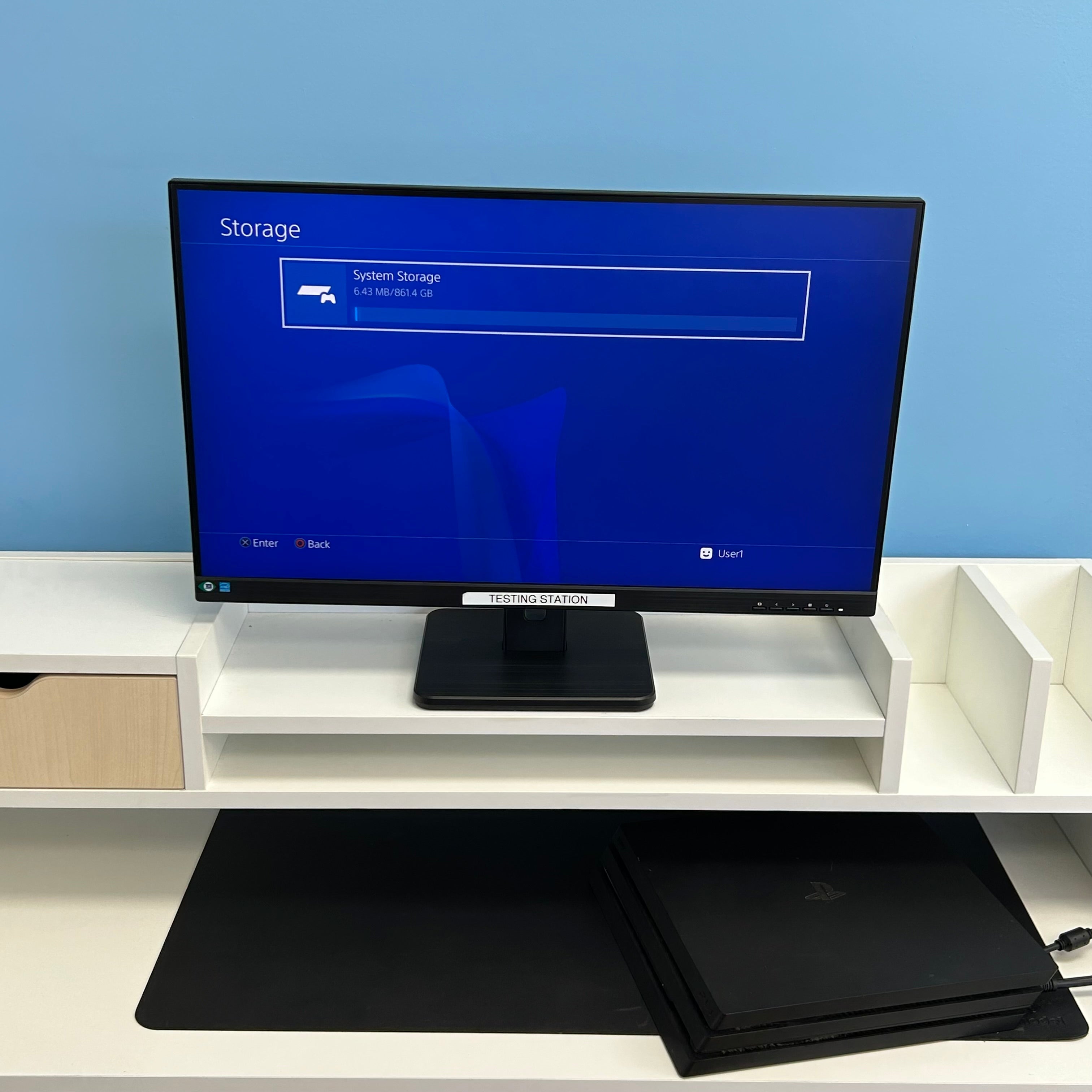 Sony PlayStation 4 PS4 Pro 1TB Black Console (CUH-7016B) - Tested & Working