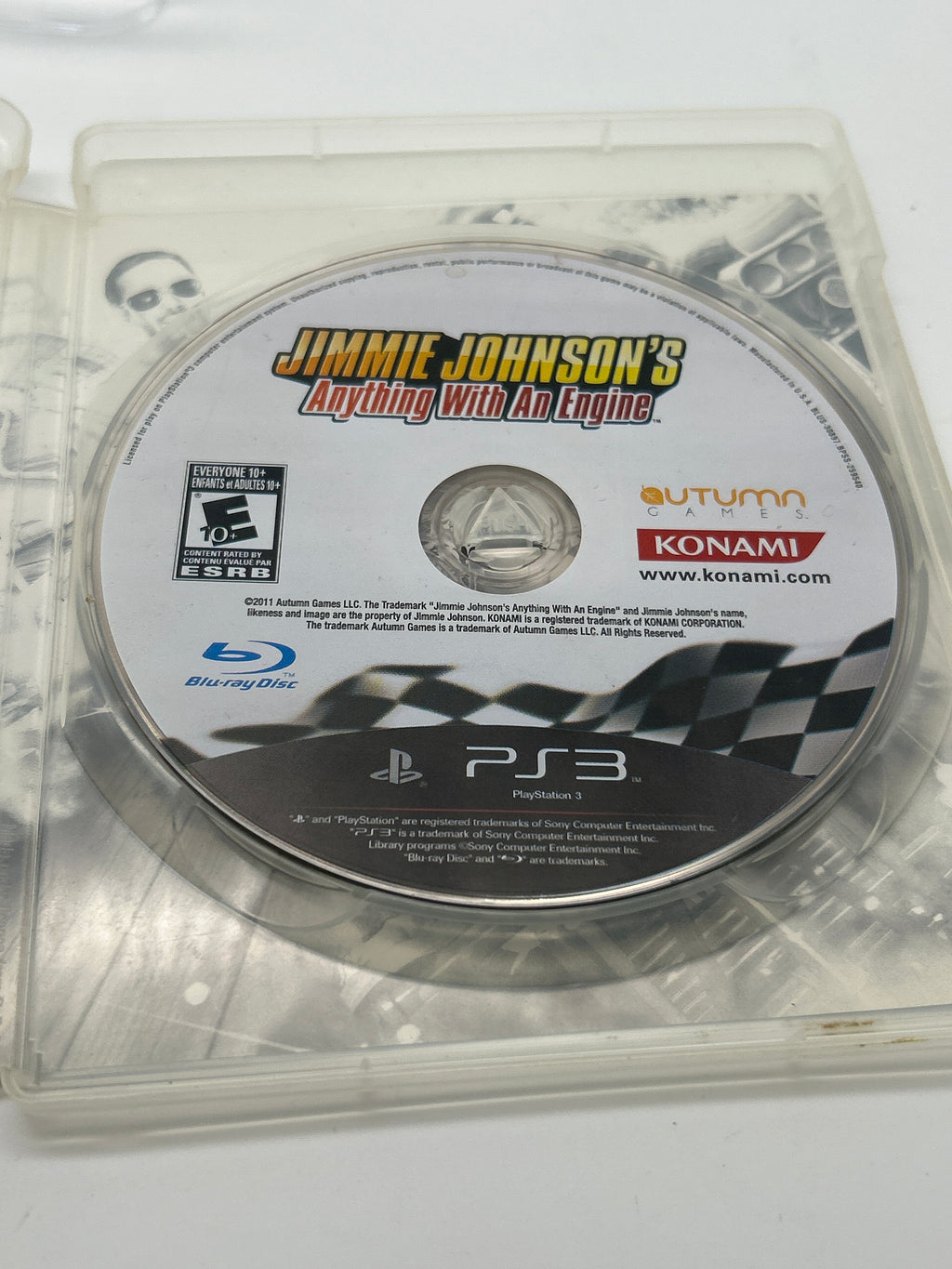 PAL Playstation 3 Jimmie Johnson Anything With An Engine Video Game Multi-Colored