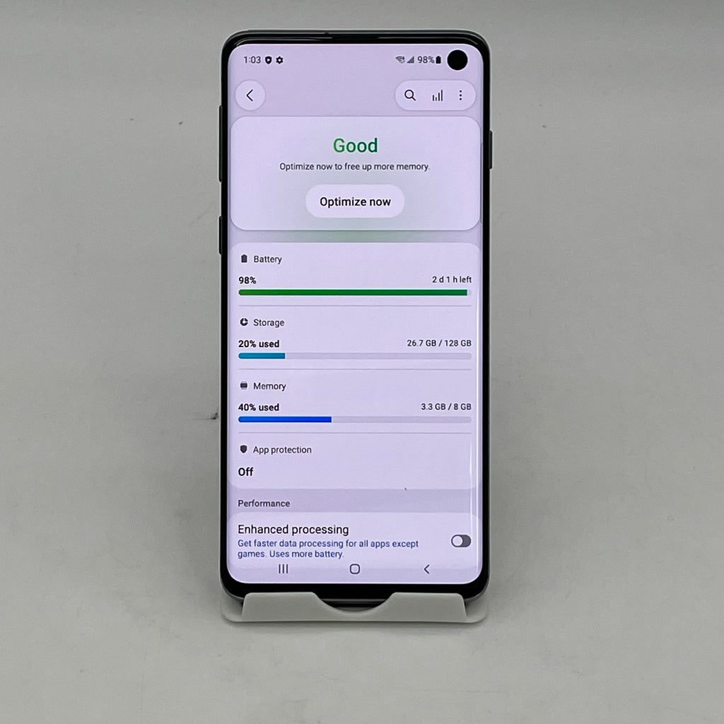 Samsung Galaxy S10 SM-G973U1 128GB Unlocked w/Box