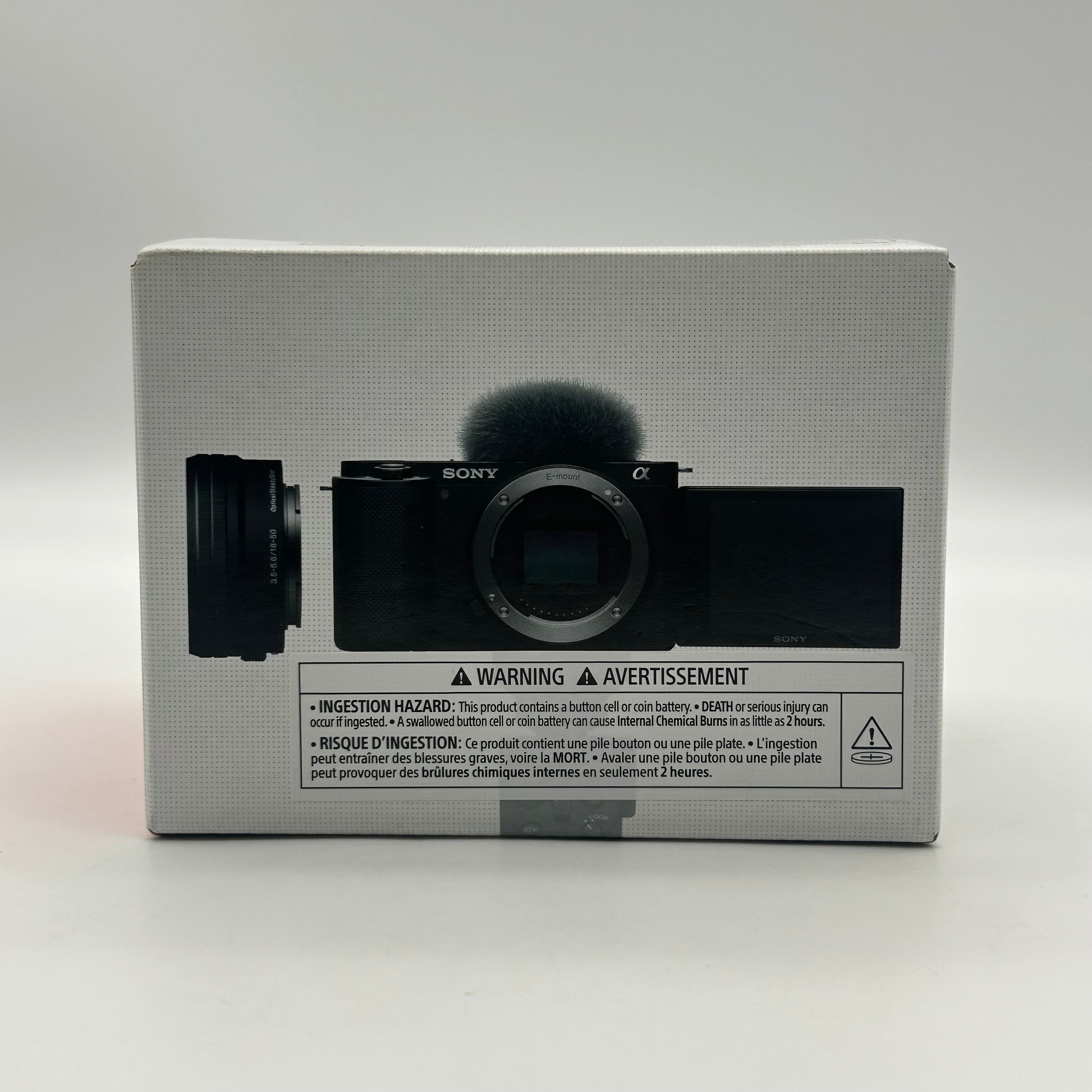 Sony Alpha ZV-E10 APS-C Mirrorless Vlog Camera Kit 16-55mm Lens Black
