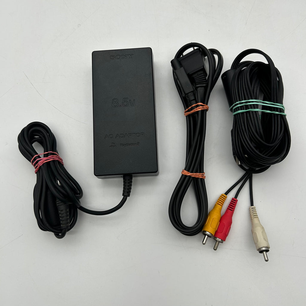Sony PlayStation 2 PS2 Slim Black Console Bundle SCPH-75001
