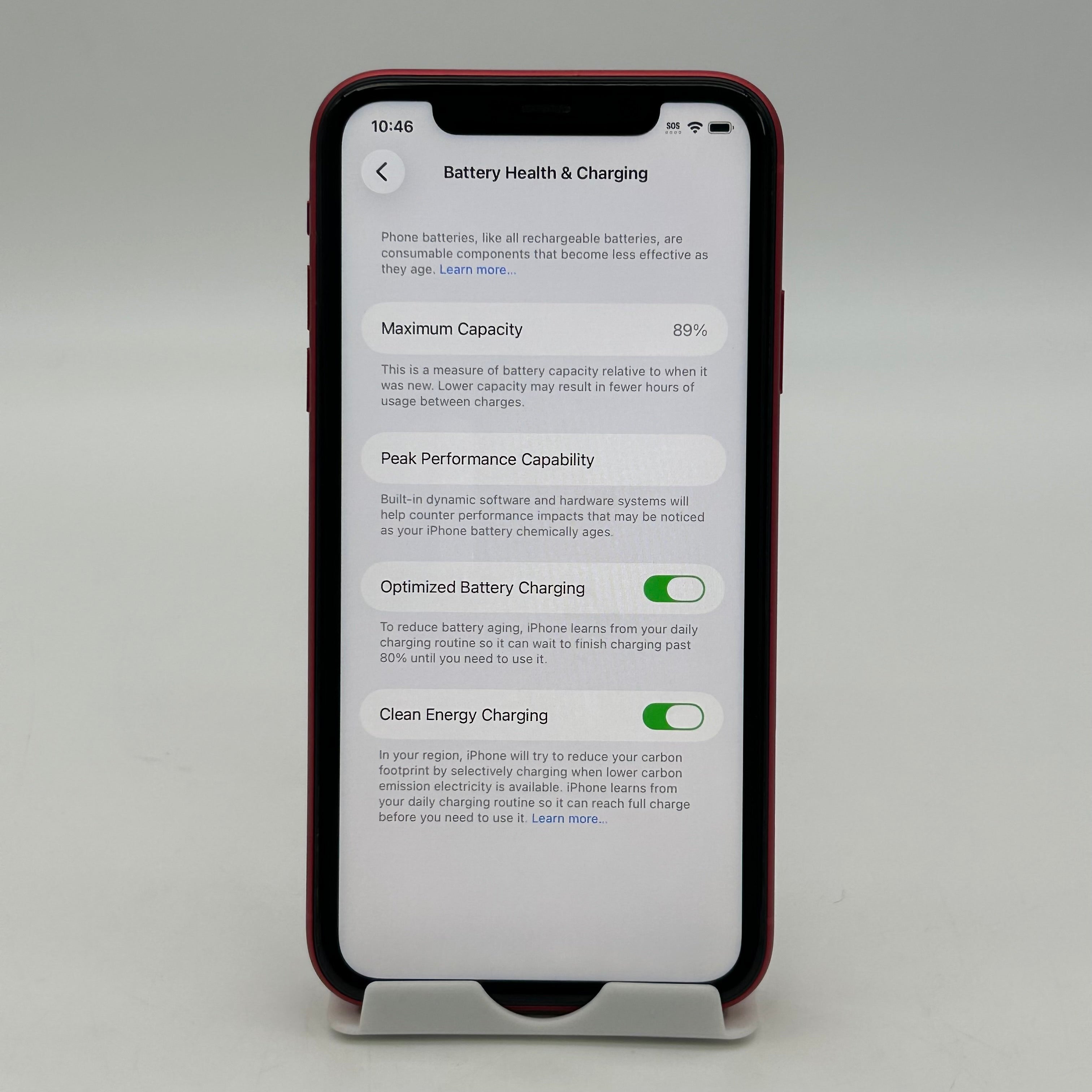 Apple iPhone 11 64GB A2111 Red (Sprint) MWK22LL/A Smartphone 89%BH