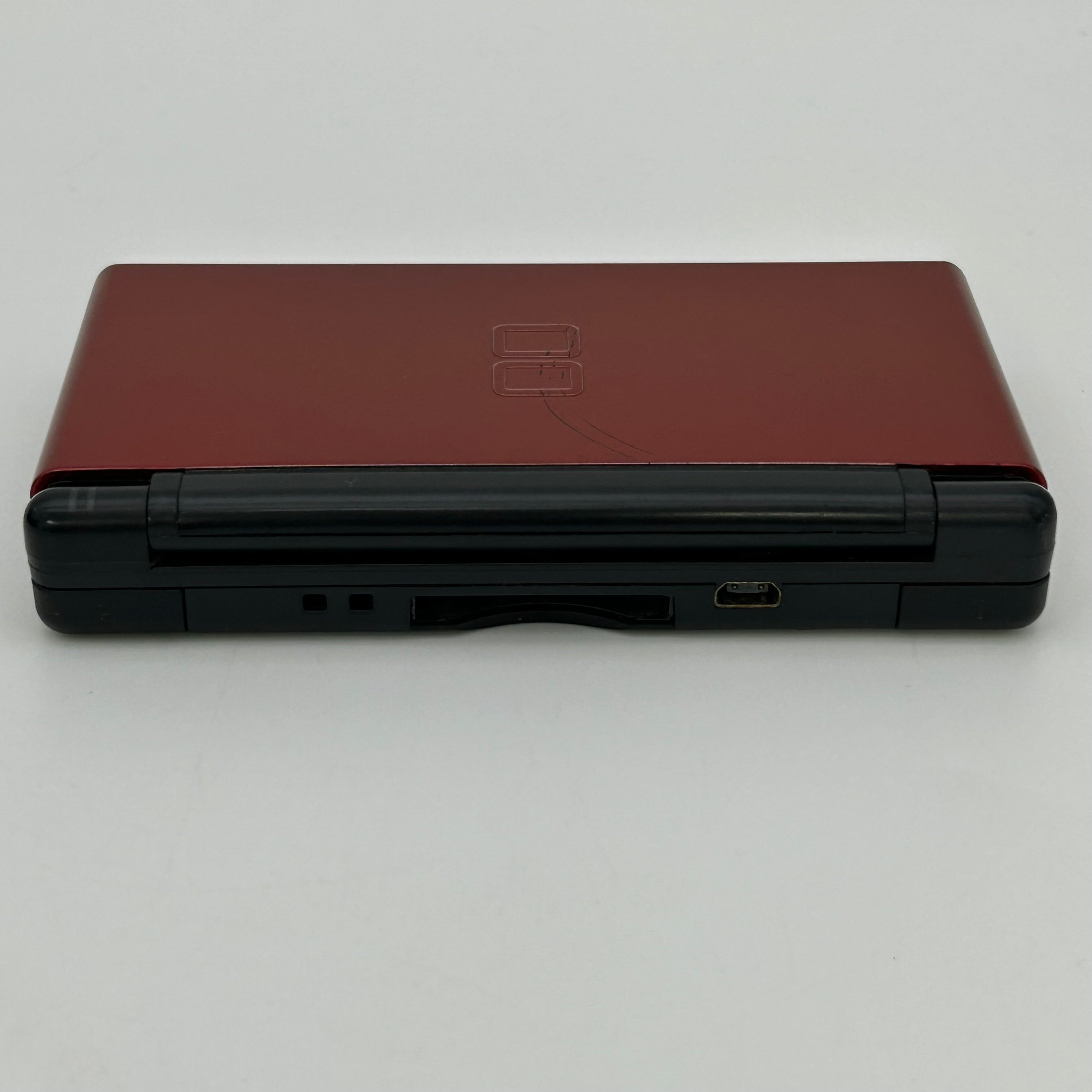 Nintendo DS Lite (USG-001) Red Console Bundle with Charger & 10 Games *Tested Working