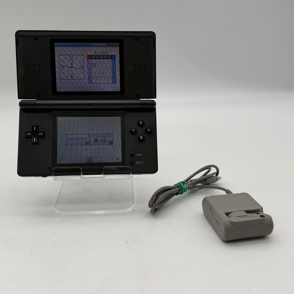 Nintendo DS Lite Pokemon Dialga And Palkia Edition Console w/ Charger & Stylus - Tested