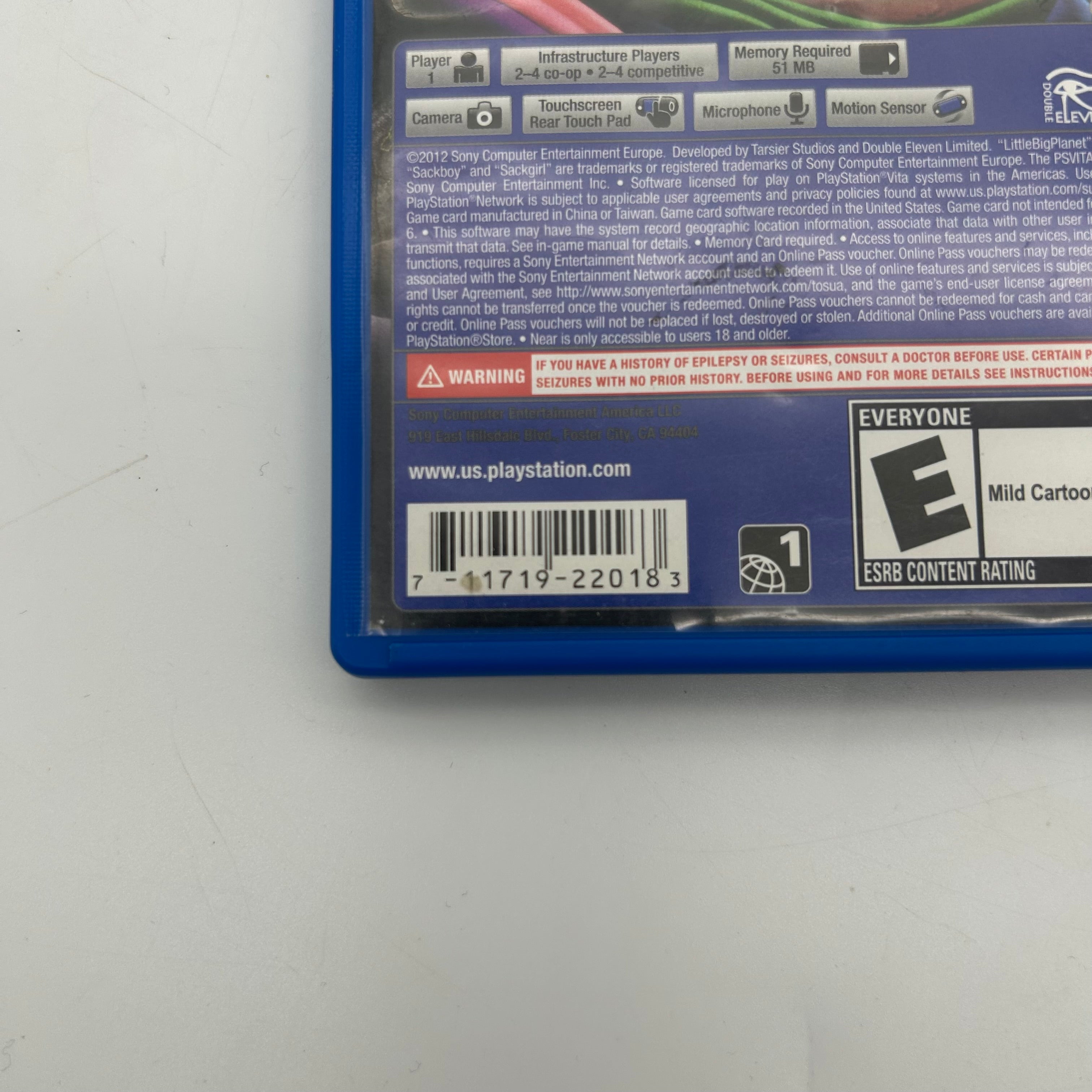 Sony Playstation PS Vita Little Big Planet Game Tested