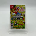 New Super Mario Bros U Deluxe Nintendo Switch - Cartridge and Case