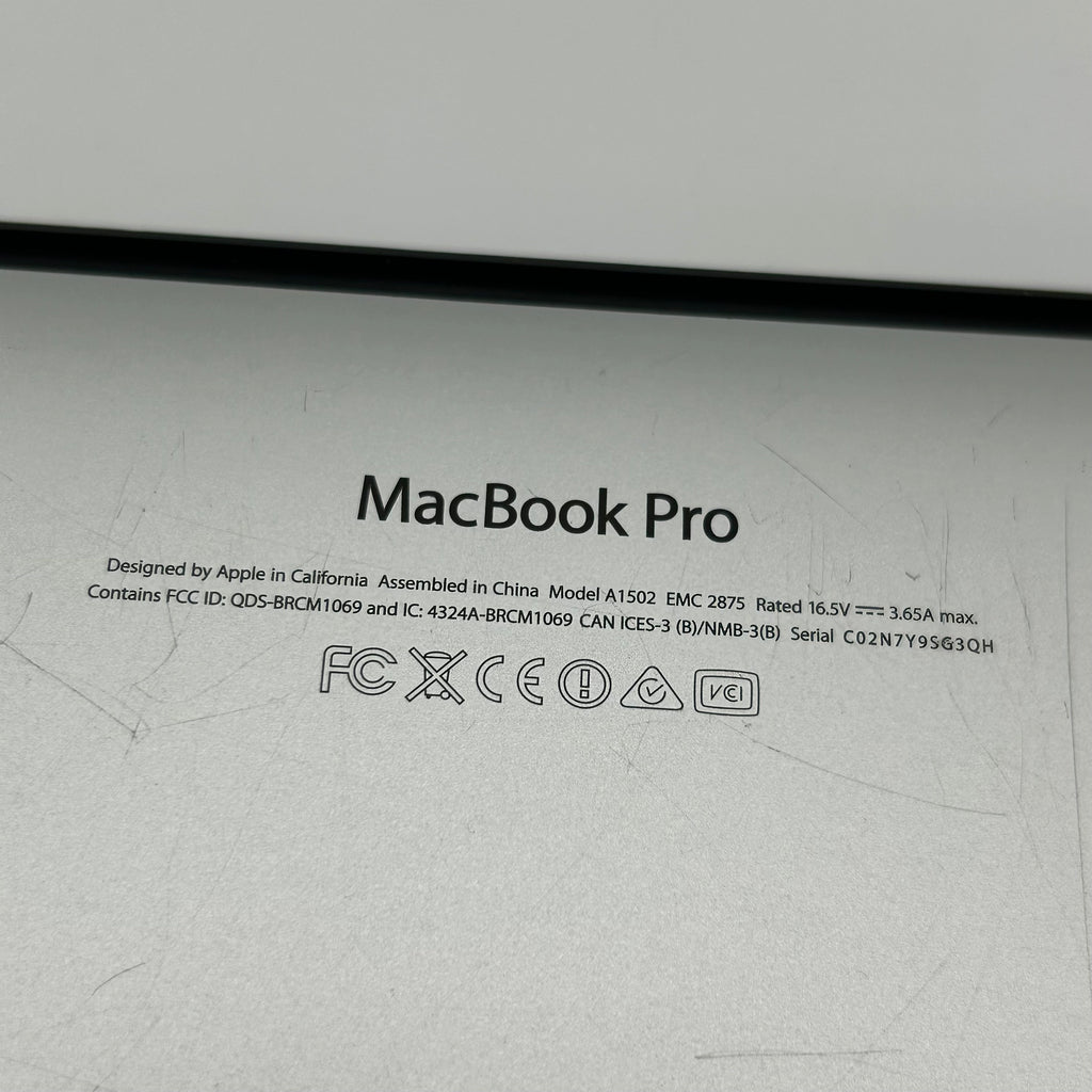 Apple MacBook Pro 13" A1502 Retina i5 2.6GHz 8GB RAM 128GB SSD FOR PARTS/REPAIR