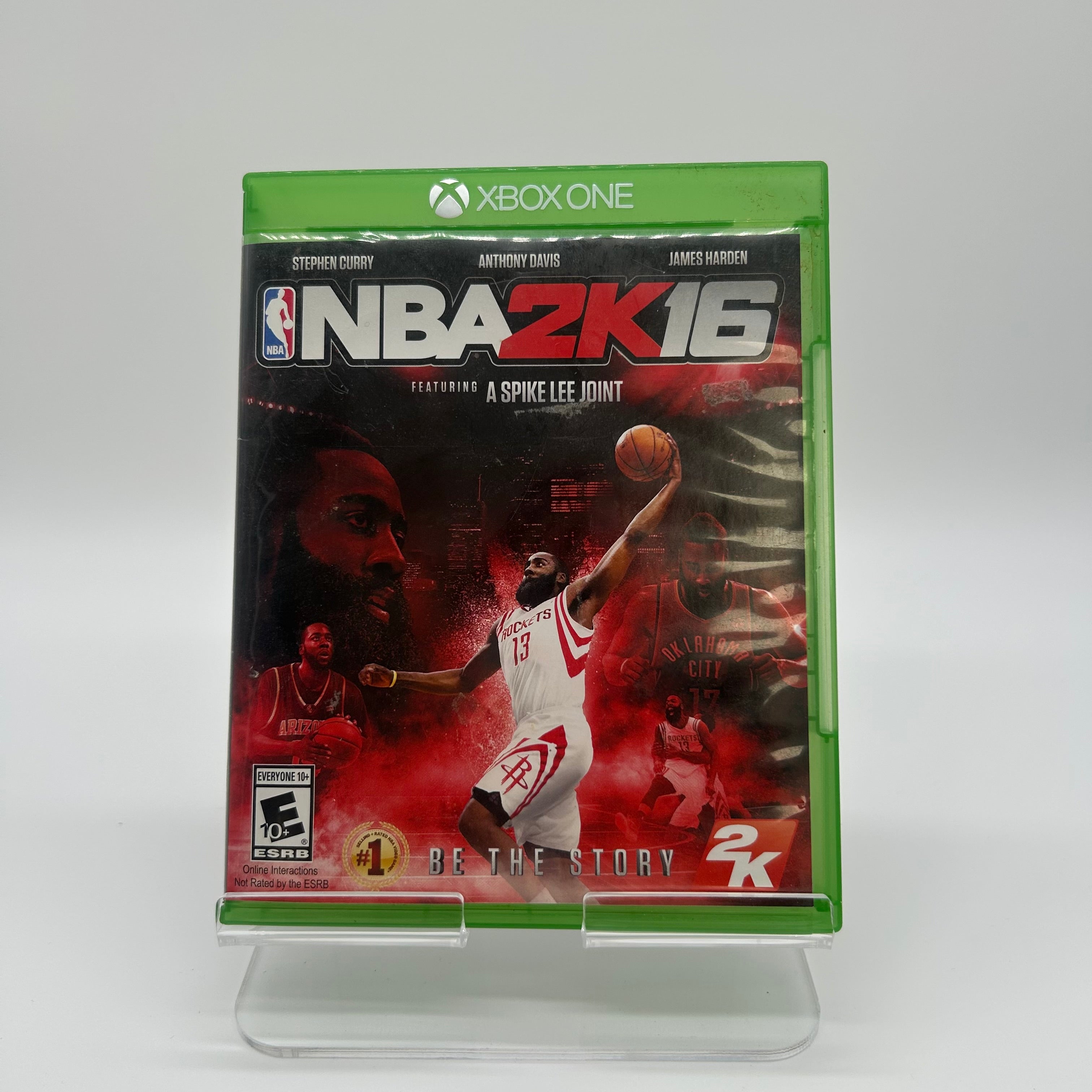 Microsoft NBA2K16 Video Game for Xbox One Green Heavy Scratches Condition